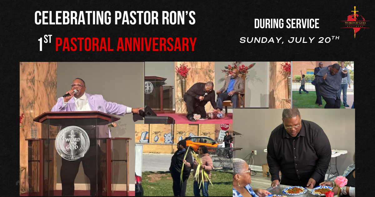 Pastor Ron’s Anniversary