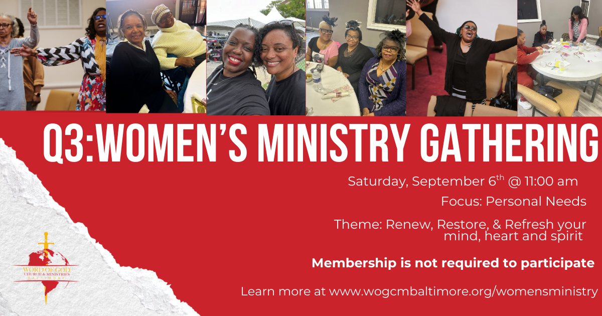 Women's Ministry Q3 Gathering
