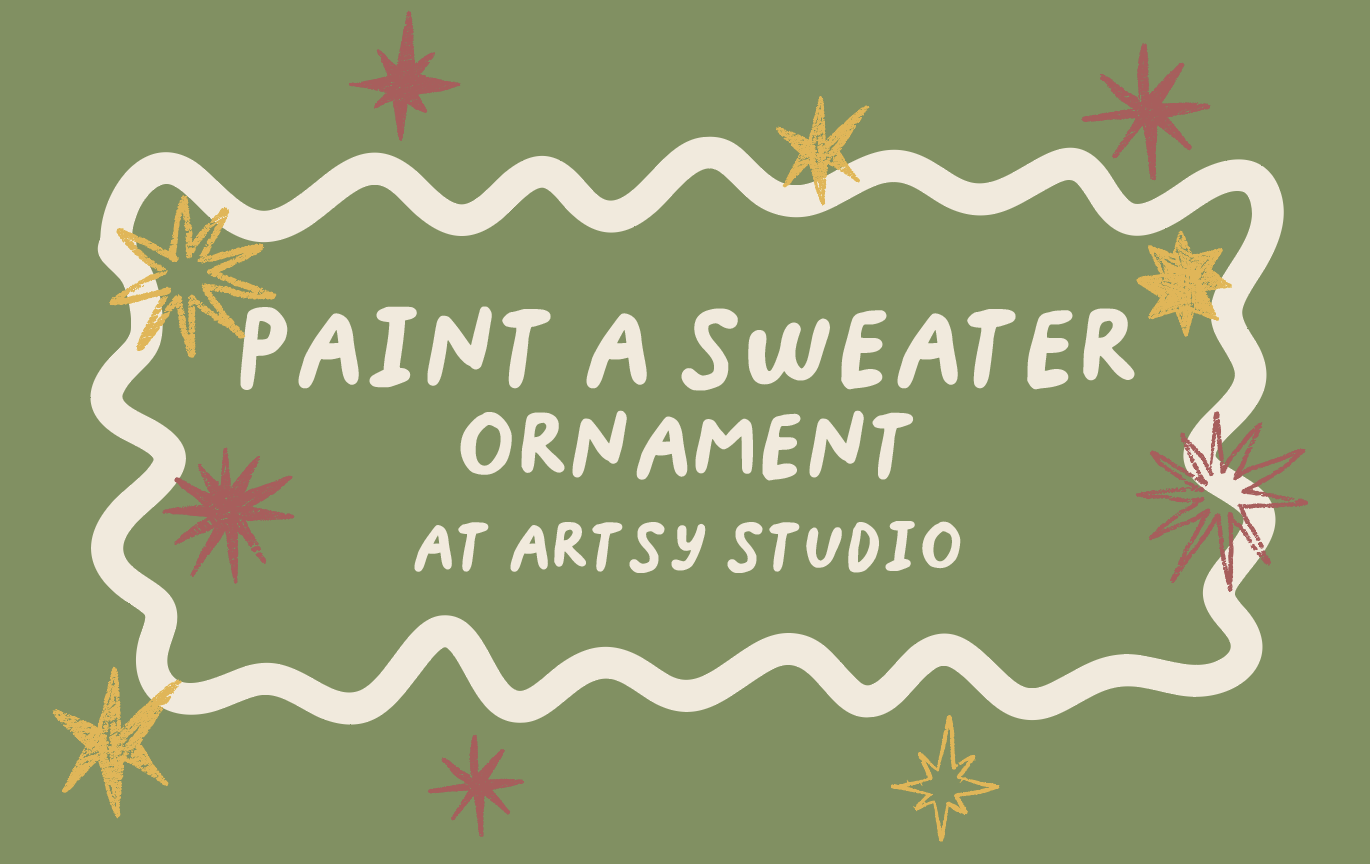 Paint a sweater ornament drop in workshop (Copy)