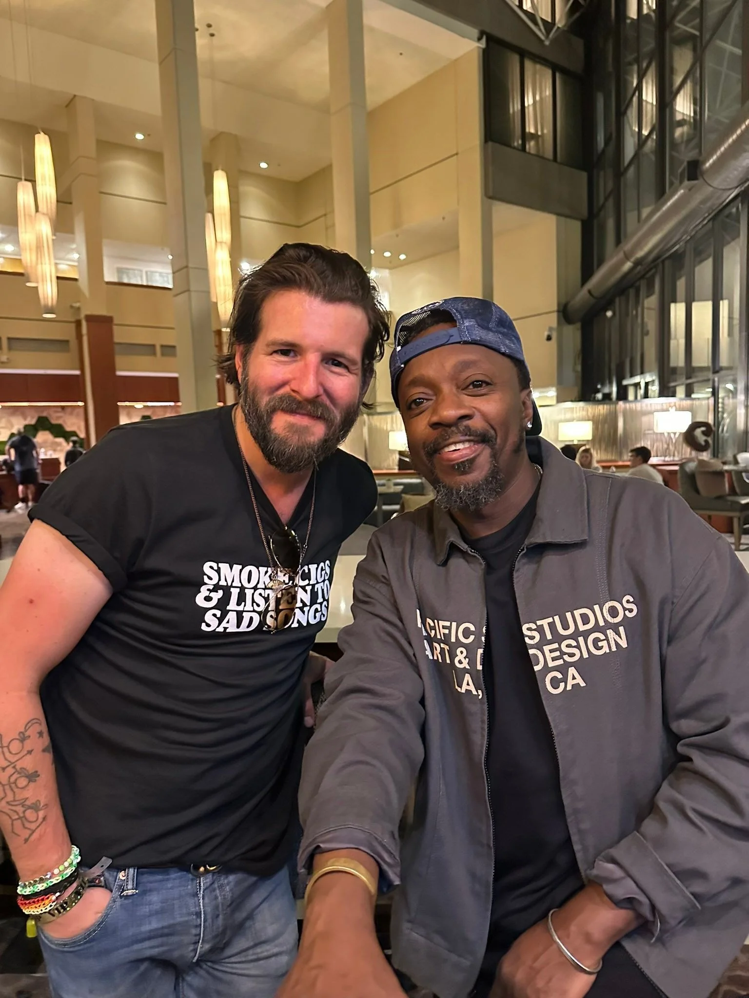 Thx so much to Anthony Hamilton for the love, rocking the Rotten hat, and shouting out Jacob Blazer and his Rotten Designs!  Great show and great hang brother! 
#AnthonyHamilton
#rotteninc
#soulmusic