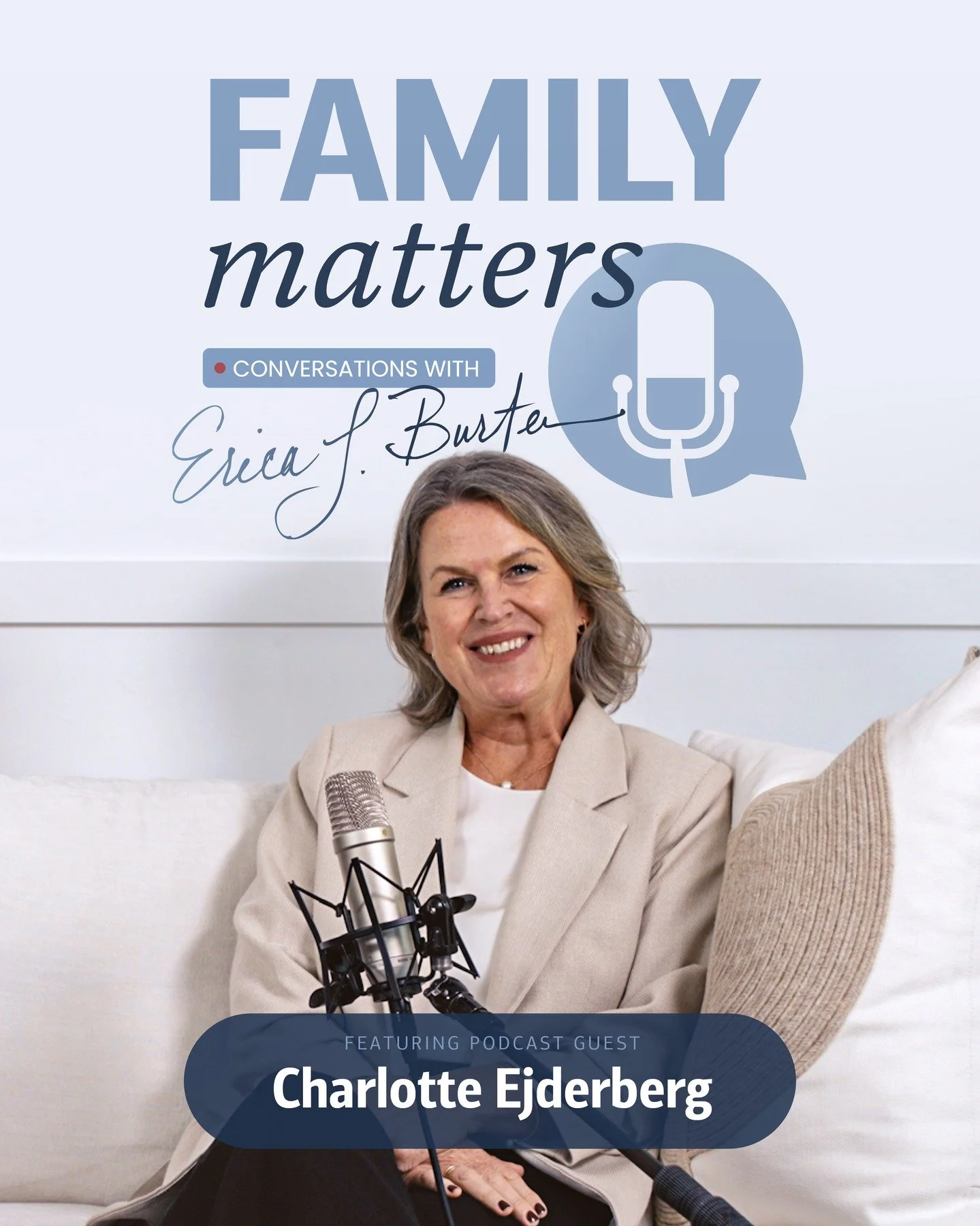 Meet Charlotte Ejderberg, our inaugural podcast guest.

Charlotte is a mental health professional, parenting coach, and coparenting
 coordinator. She will be sharing her unique perspective
on co-parenting, navigating life transitions, and building p