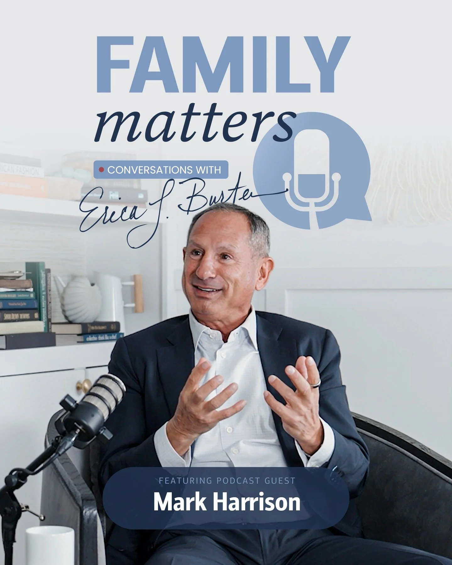 The next episode of Family Matters: Conversations with Erica Burten is almost here 🎧

I&rsquo;m sitting down with Mark Harrison to talk about finances during divorce and the smart conversations to have before remarriage. It&rsquo;s an honest, practi