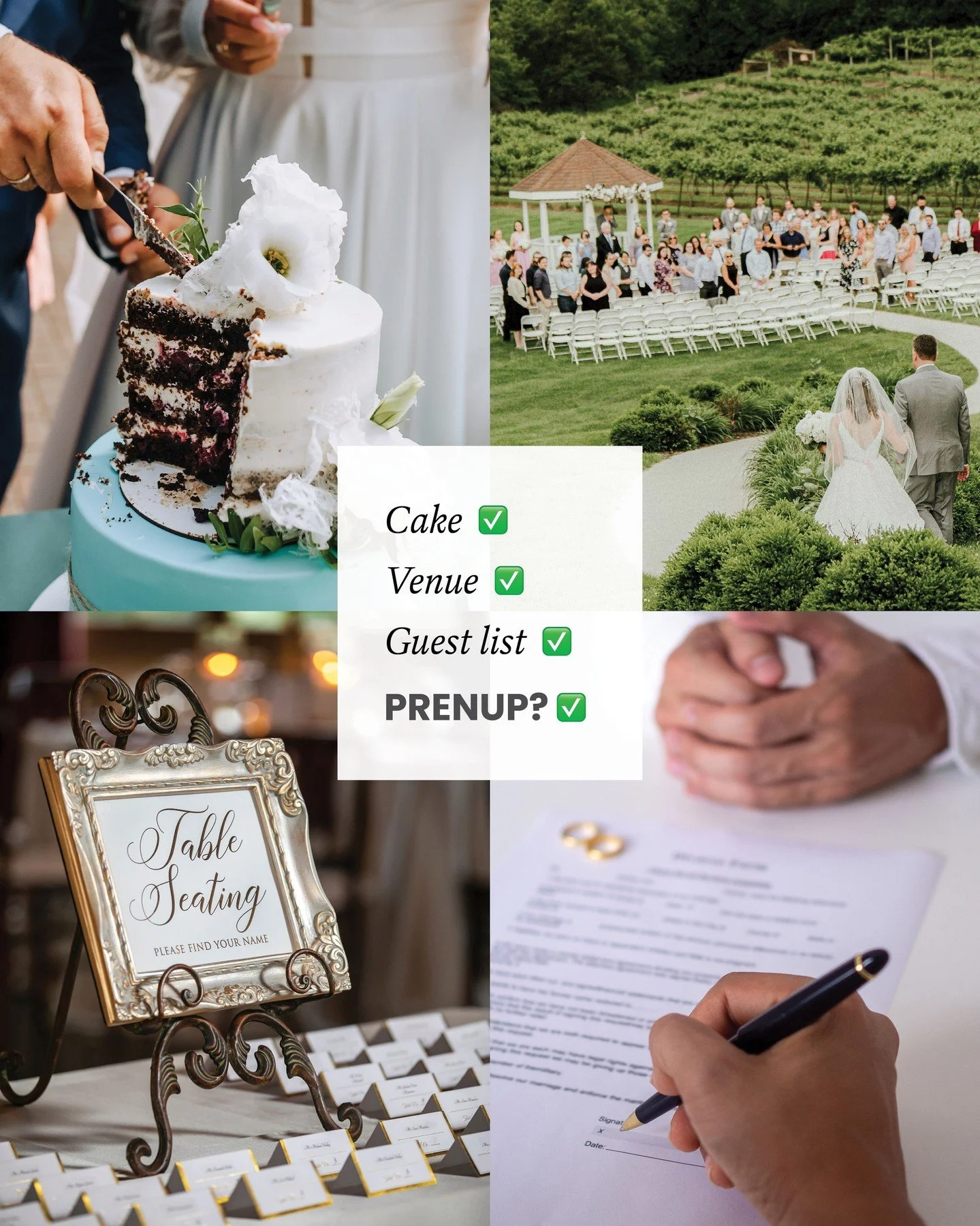 Happy National Wedding Planning Day 💍

Marriage is one of life&rsquo;s most meaningful commitments&mdash;and it&rsquo;s also a legal and financial partnership. A prenuptial agreement allows couples to have thoughtful conversations about assets, expe