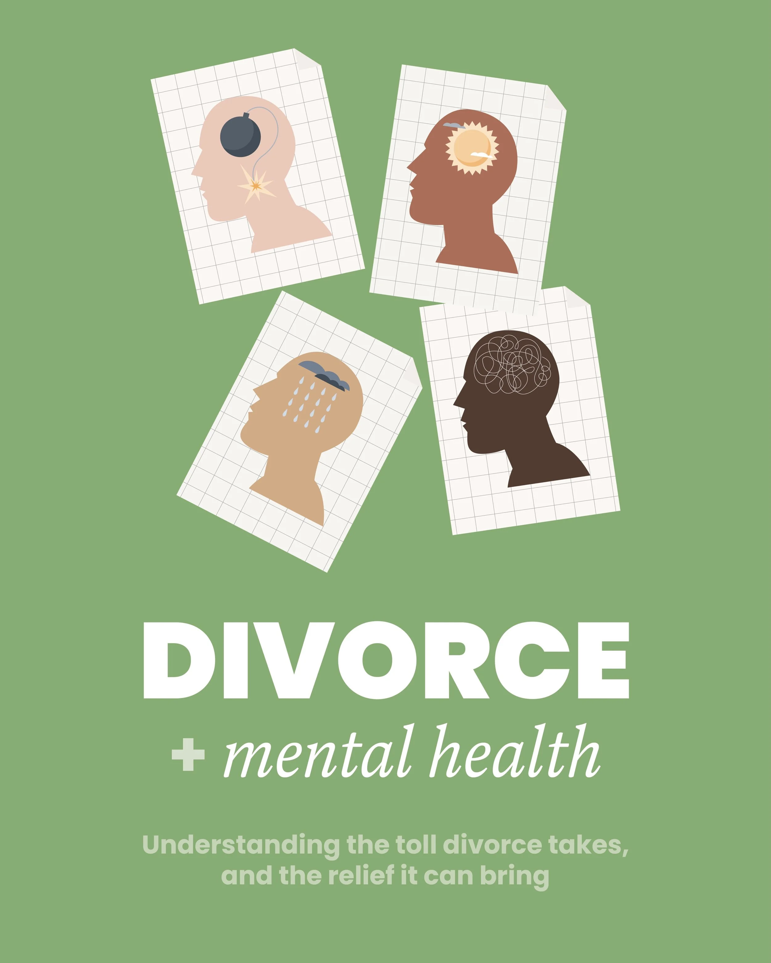 Divorce is an incredibly stressful transition&mdash;but it can also be the start of a happier life, even if it doesn&rsquo;t feel like it at first.

Understanding how divorce affects your mental and emotional health is critical to make healthy, infor