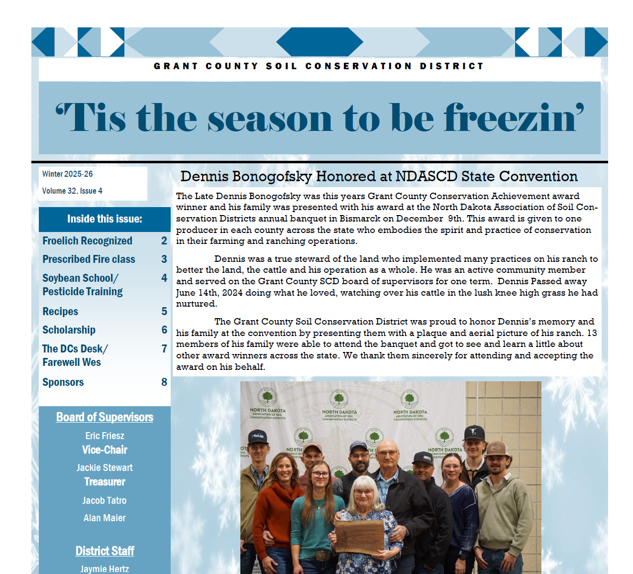 Winter Newsletter