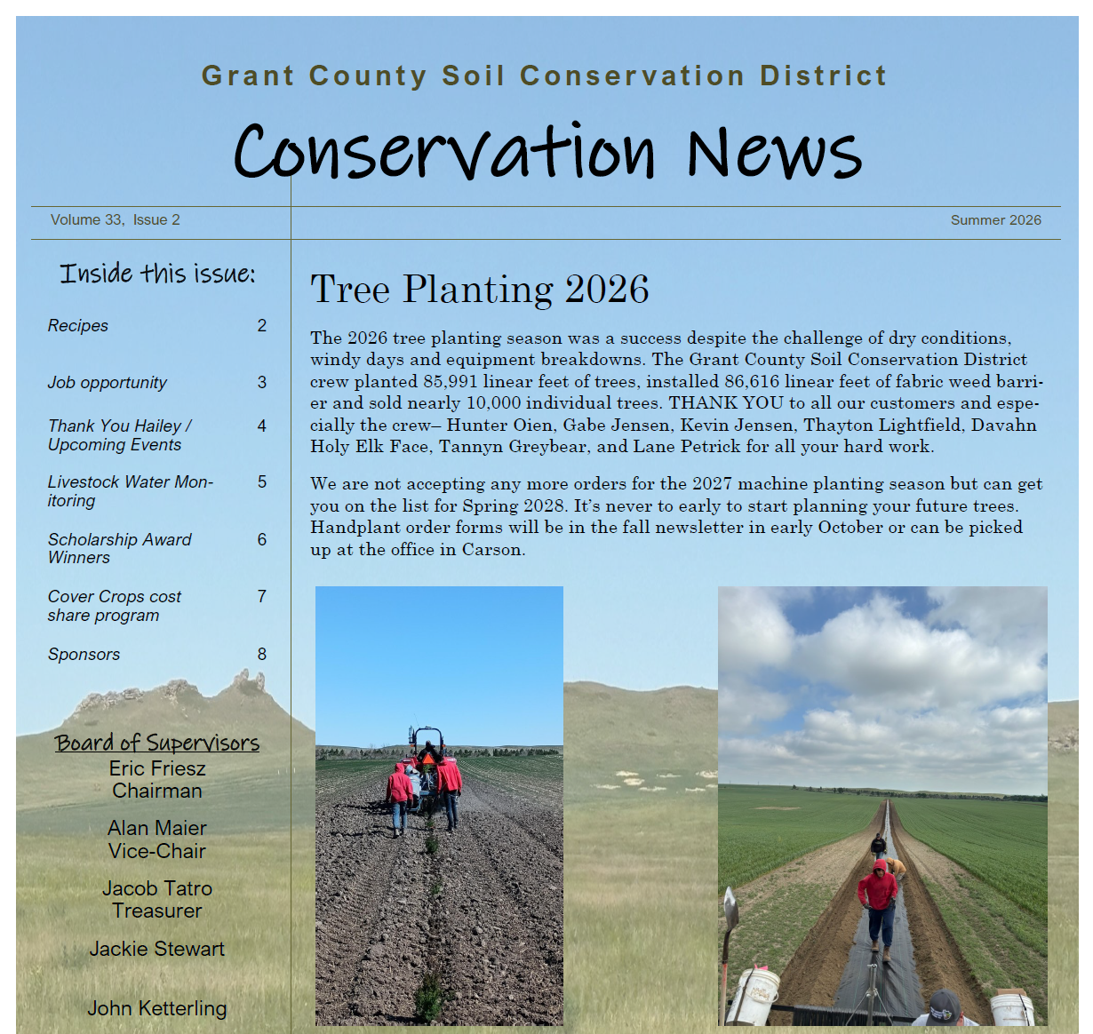 2026 Summer Newsletter