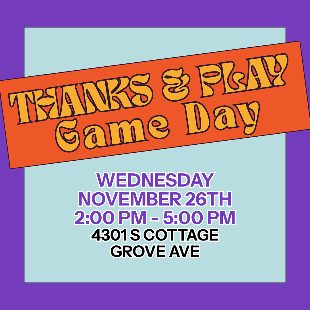 Thanks & Play Game Day