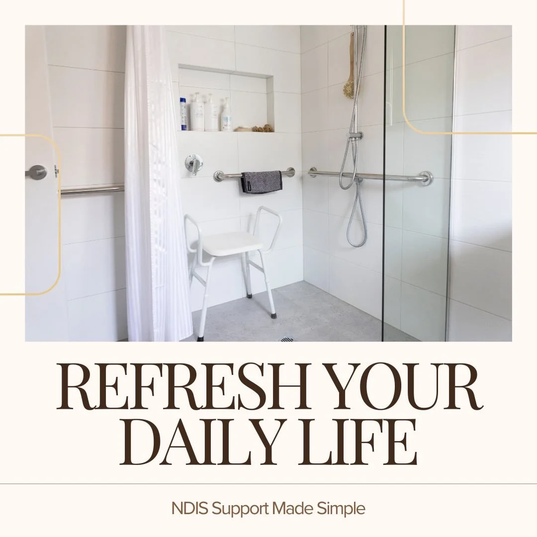 Refresh your daily life with the right NDIS support 💙
Sometimes it&rsquo;s not about doing more it&rsquo;s about getting the right help in the right places.

➡️ Swipe through to see how small support changes can lead to big everyday wins.
Whether it