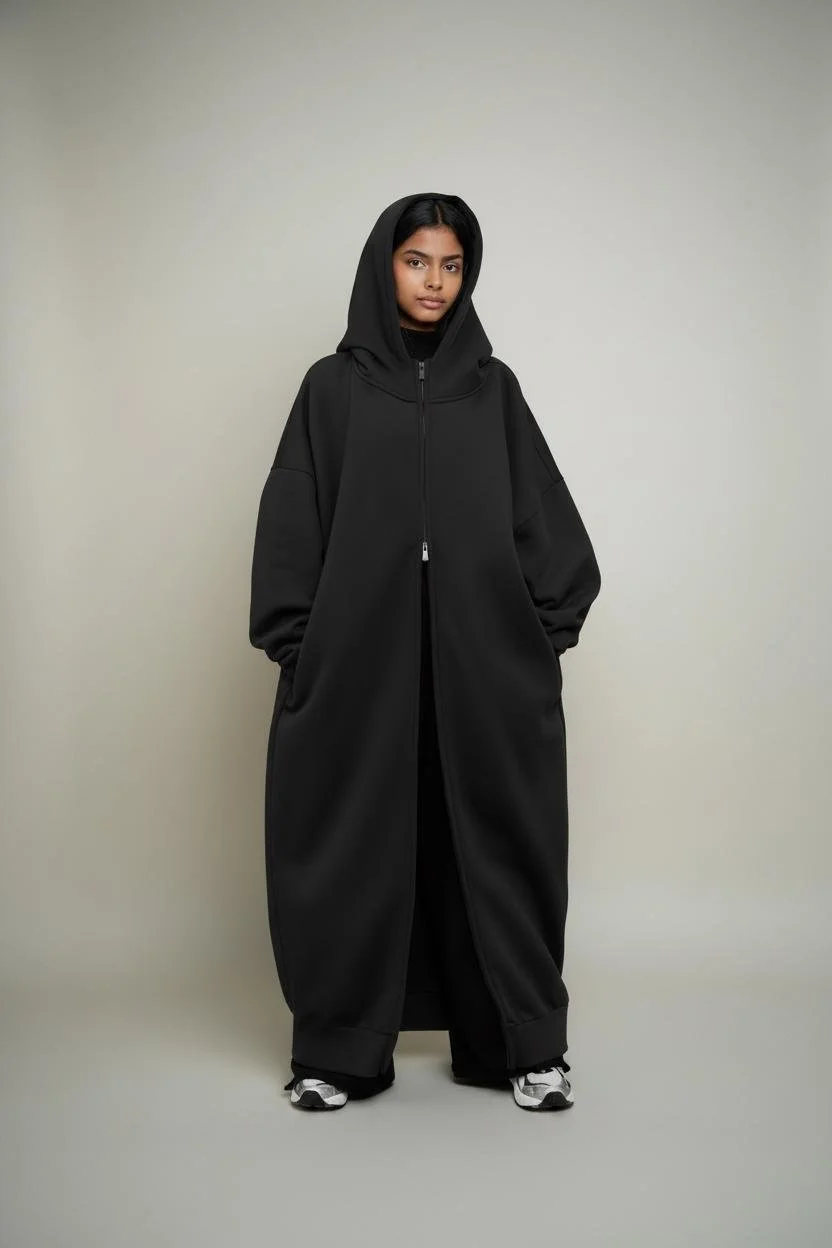 "HA" Longline Hoodie