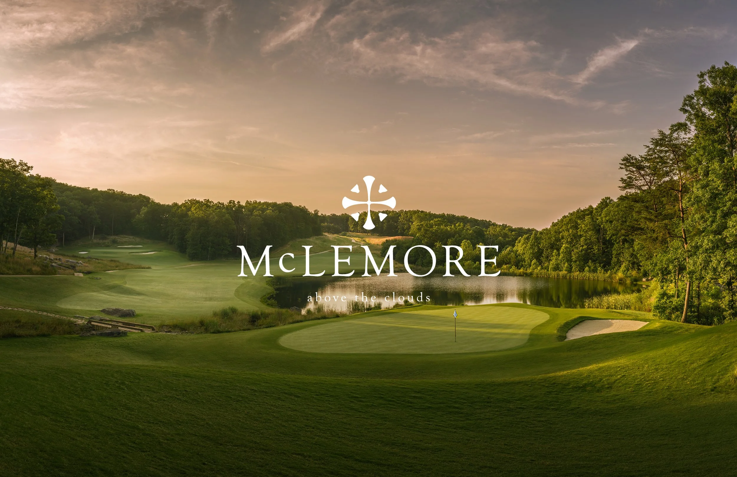 McLemore Resort mountaintop golf destination at sunset