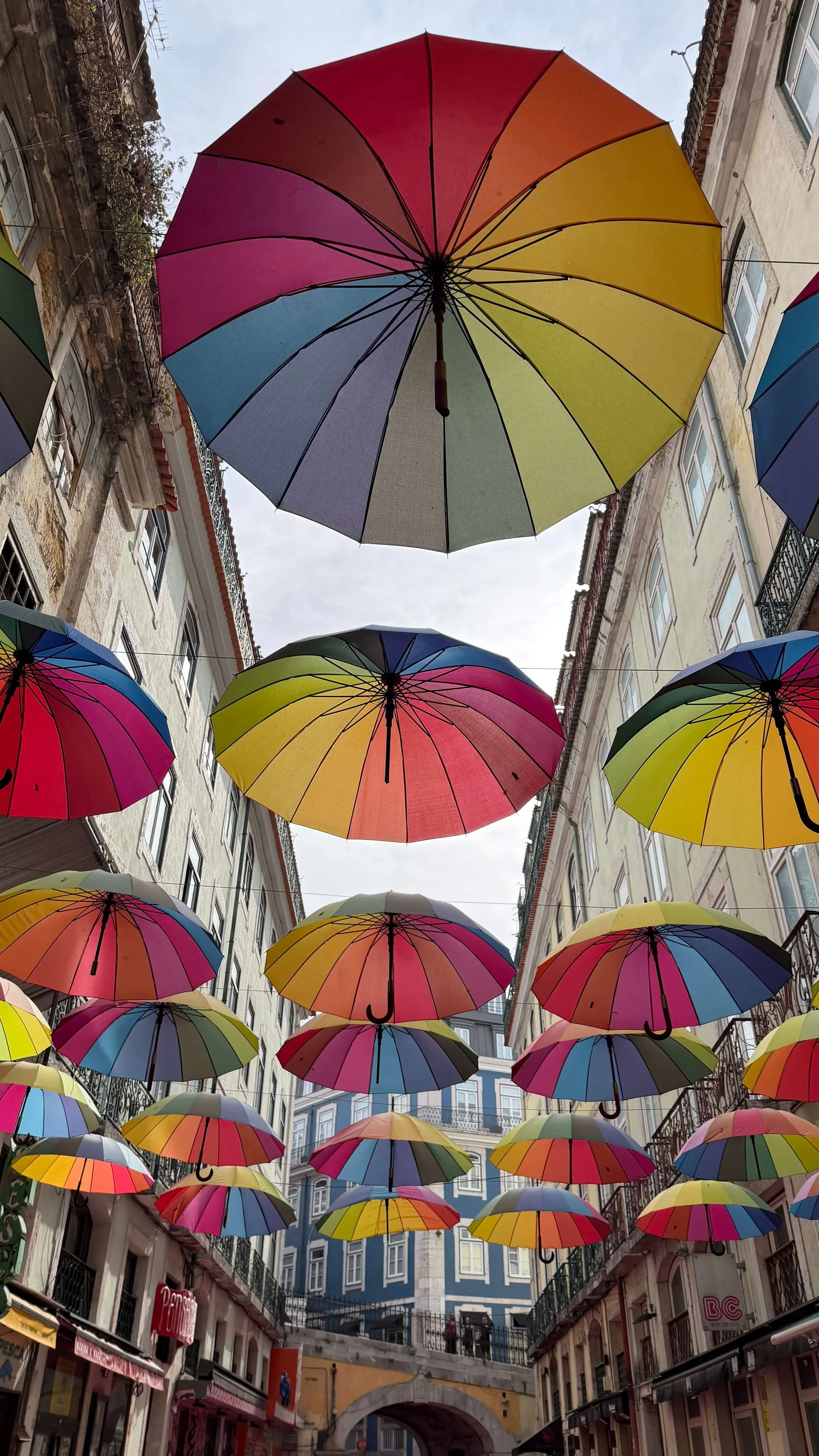 Umbrellas Umbrella Street Lisbon Portugal.jpeg