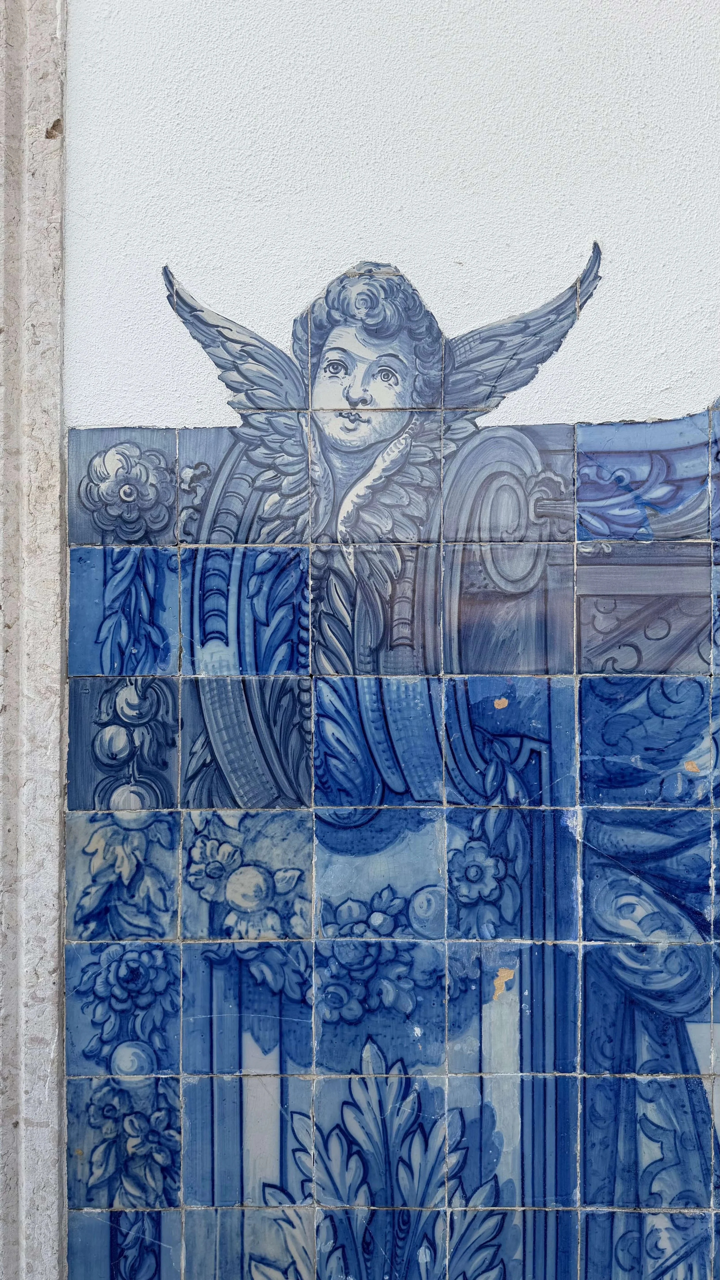 Azulejo Tiles Angel Santa Luzia Miradouro Lisbon Portugal.jpeg