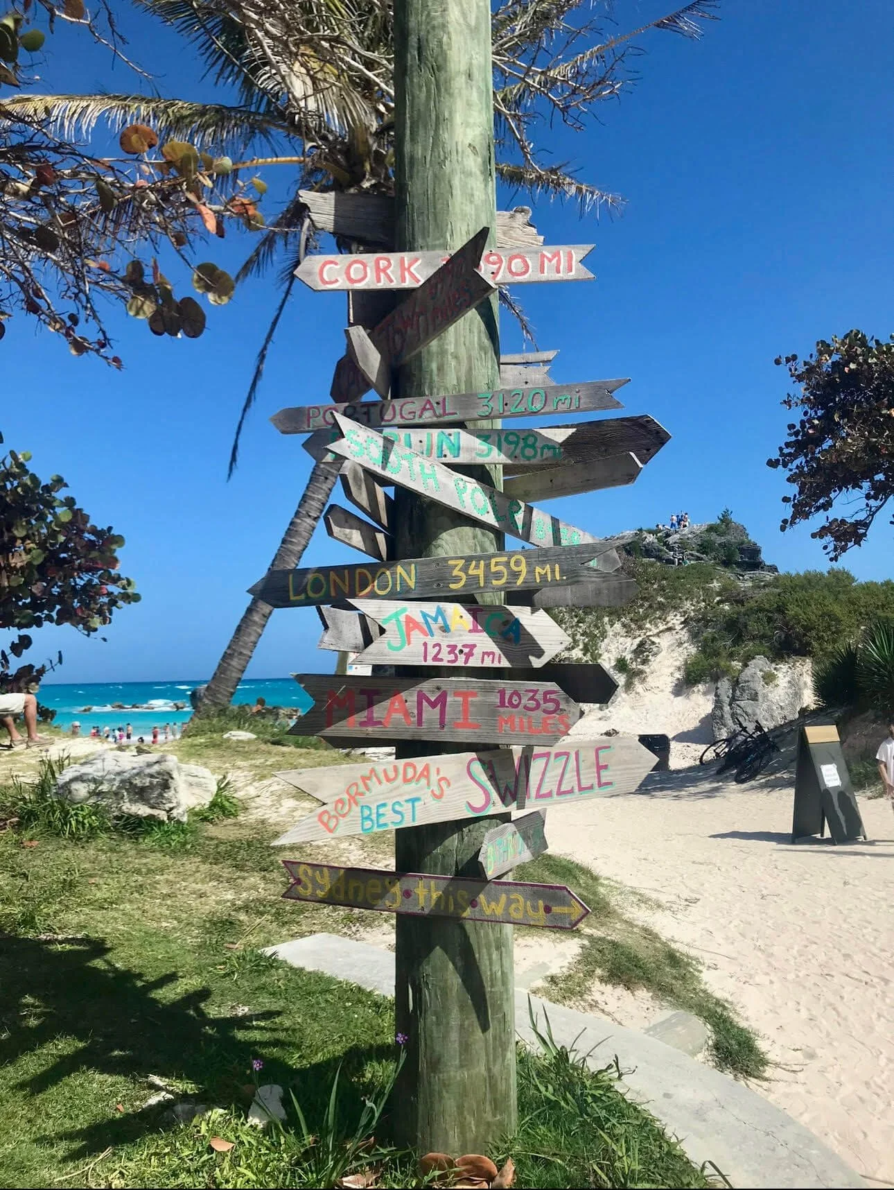 Tropical Signpost, Horseshoe Bay, Bermuda