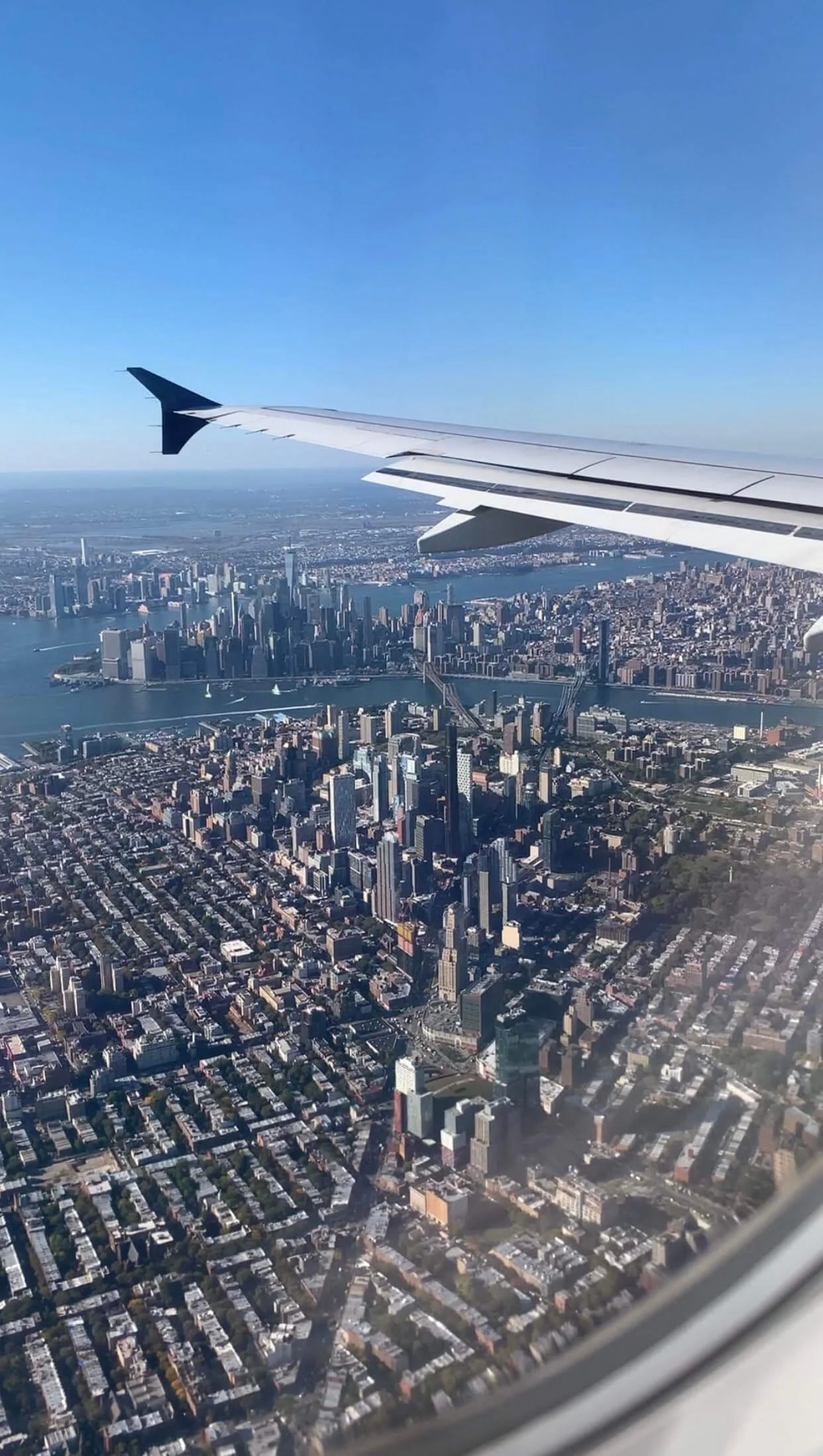 In Flight, Birds Eye View, Buildings of New York, New York City, New Yrok