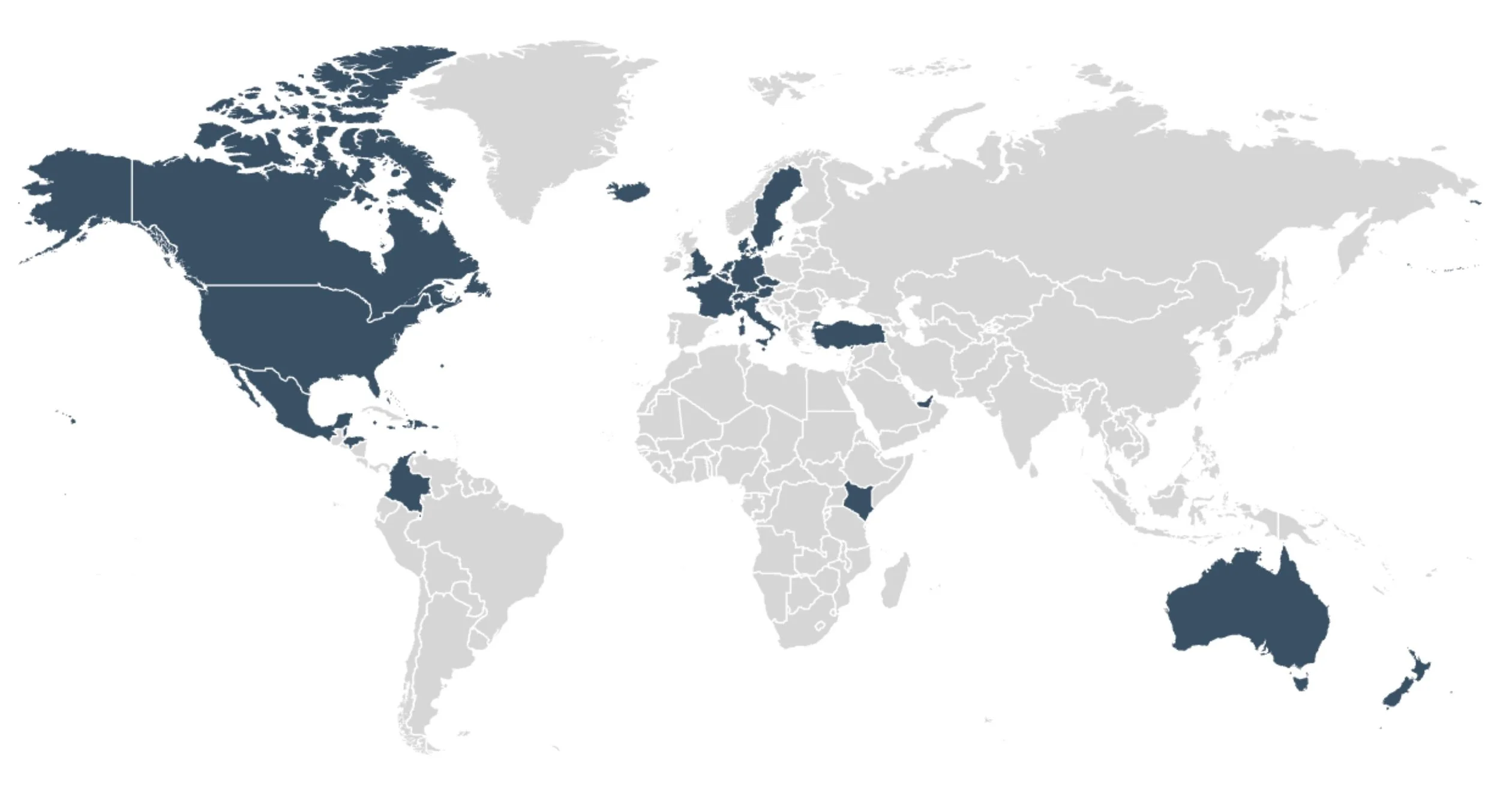 World Map, Destination Progress