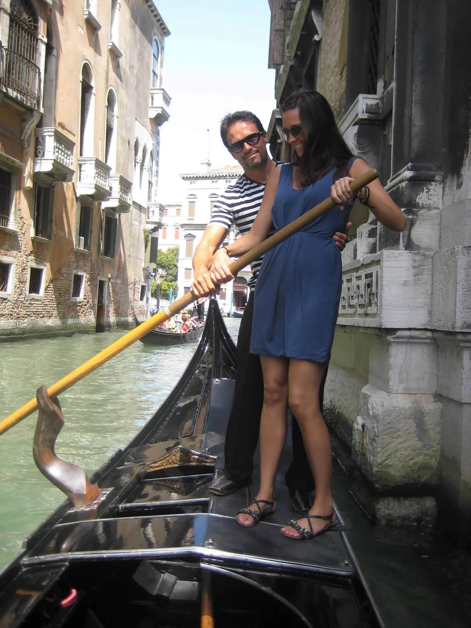 Gondola, Gondolier, Venice, Italy