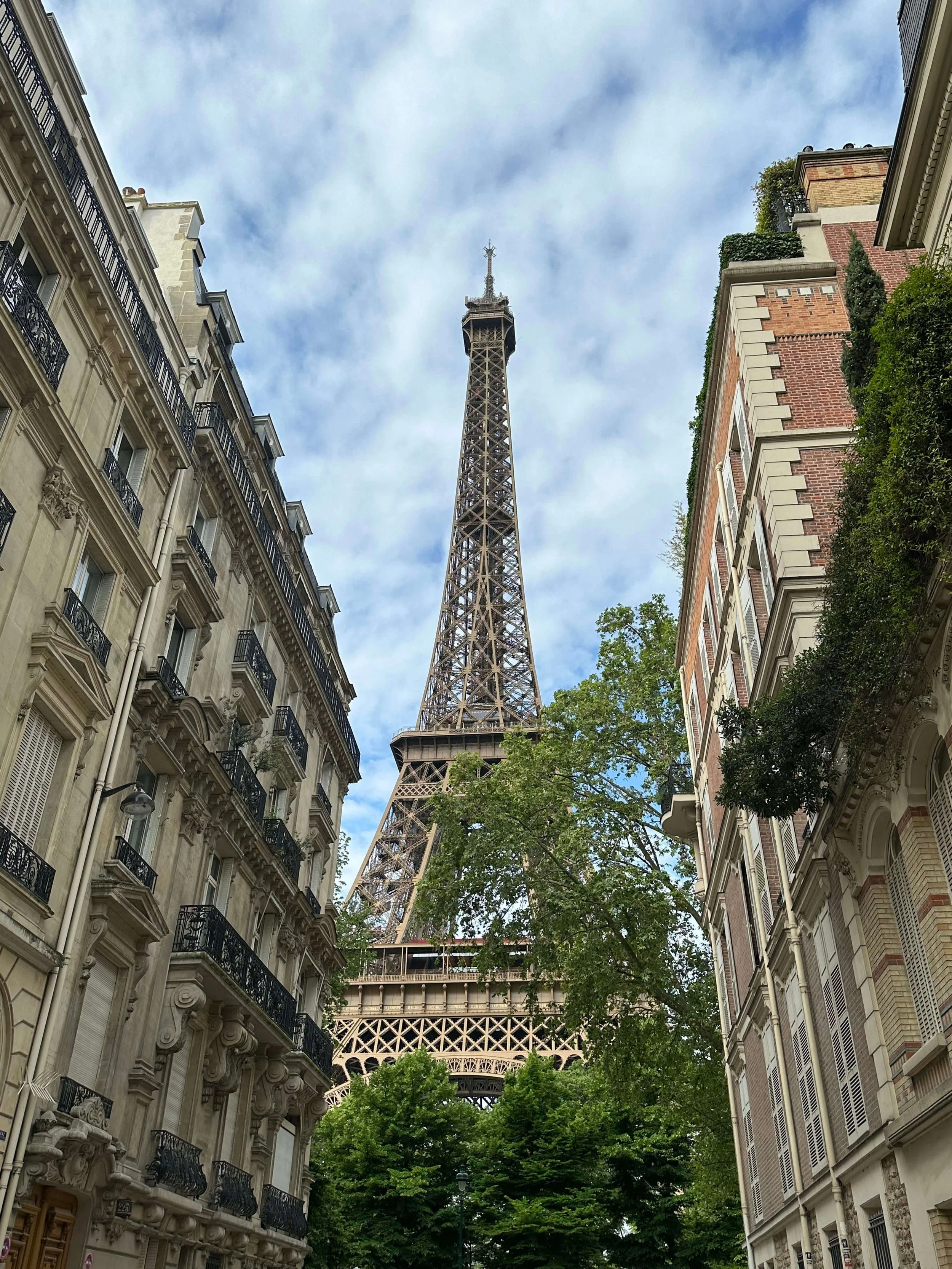 Eiffel Tower, Rue de l'Universite, Paris, France