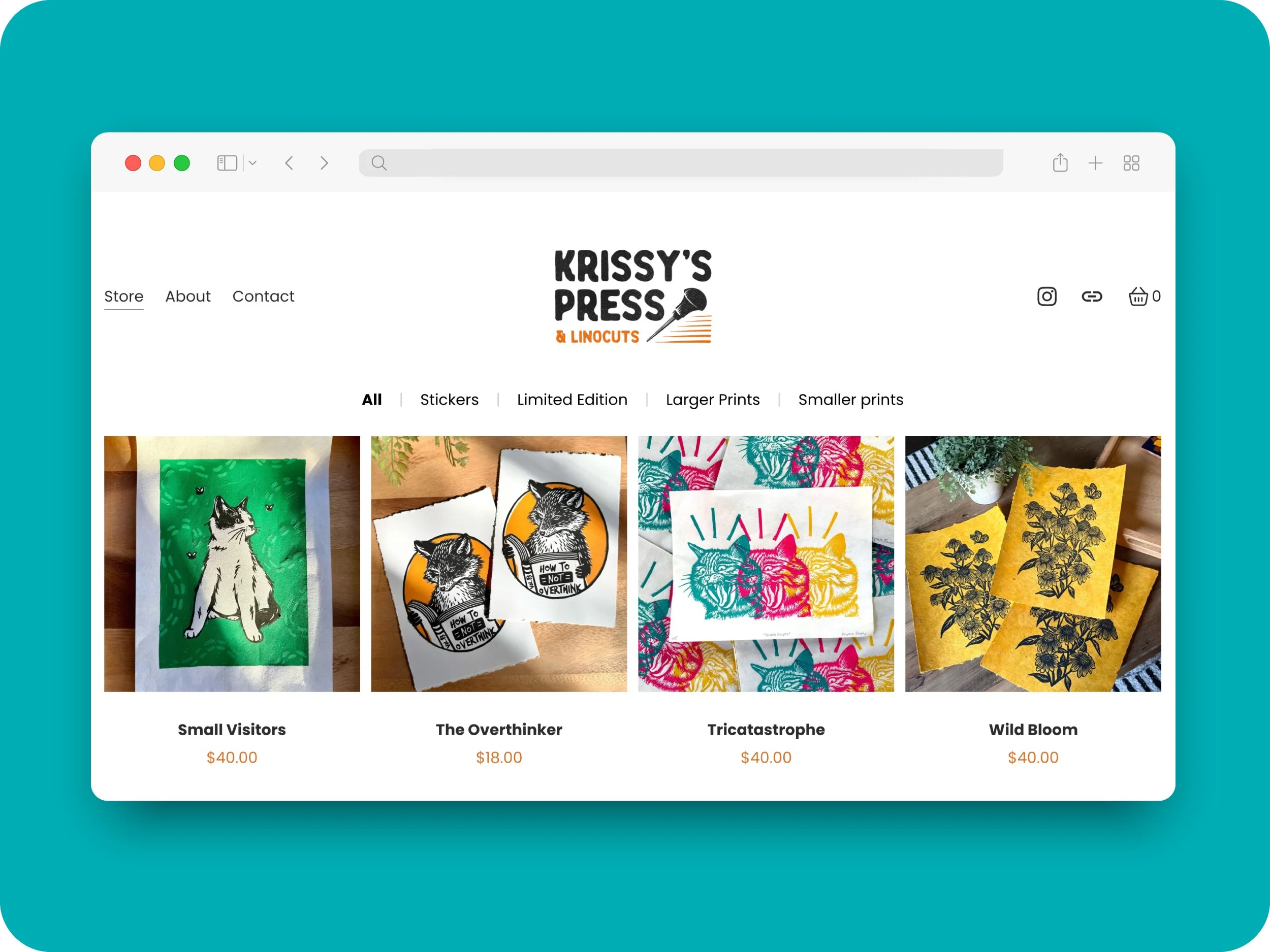 Krissy's Press Website