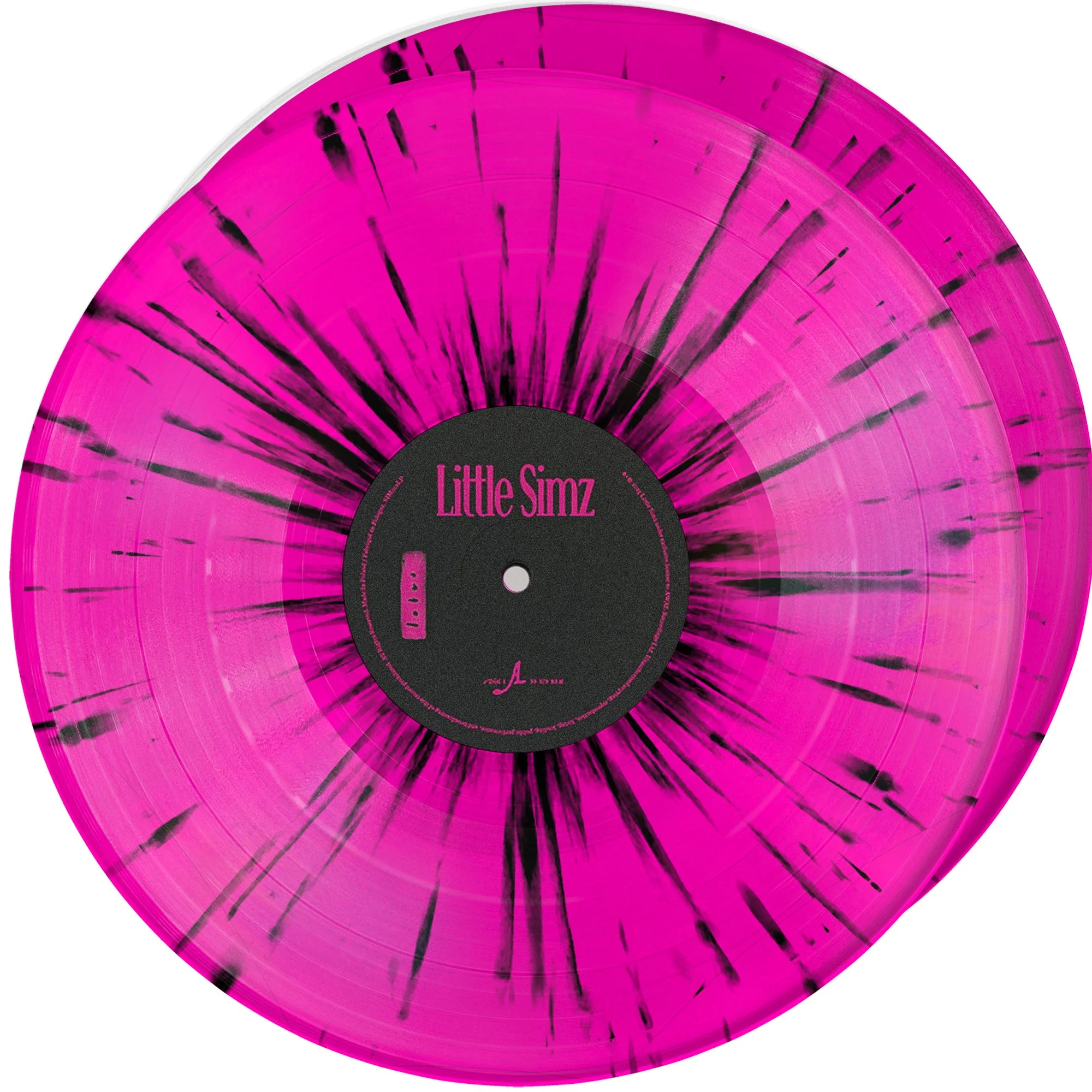 Pink and Black Splatter Little Simz 2LP.jpg