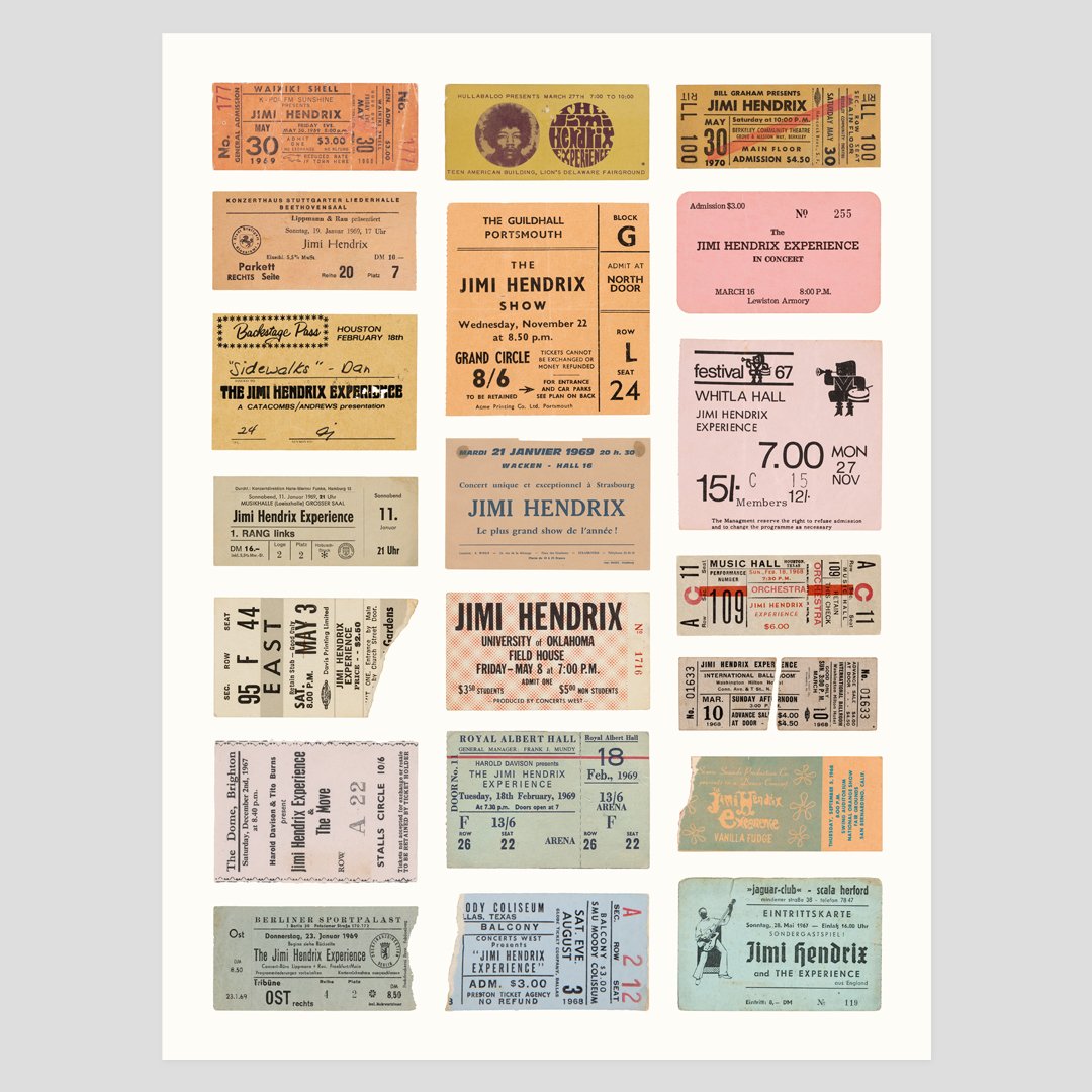 HENDRIX TICKETS - WORLD PEACE