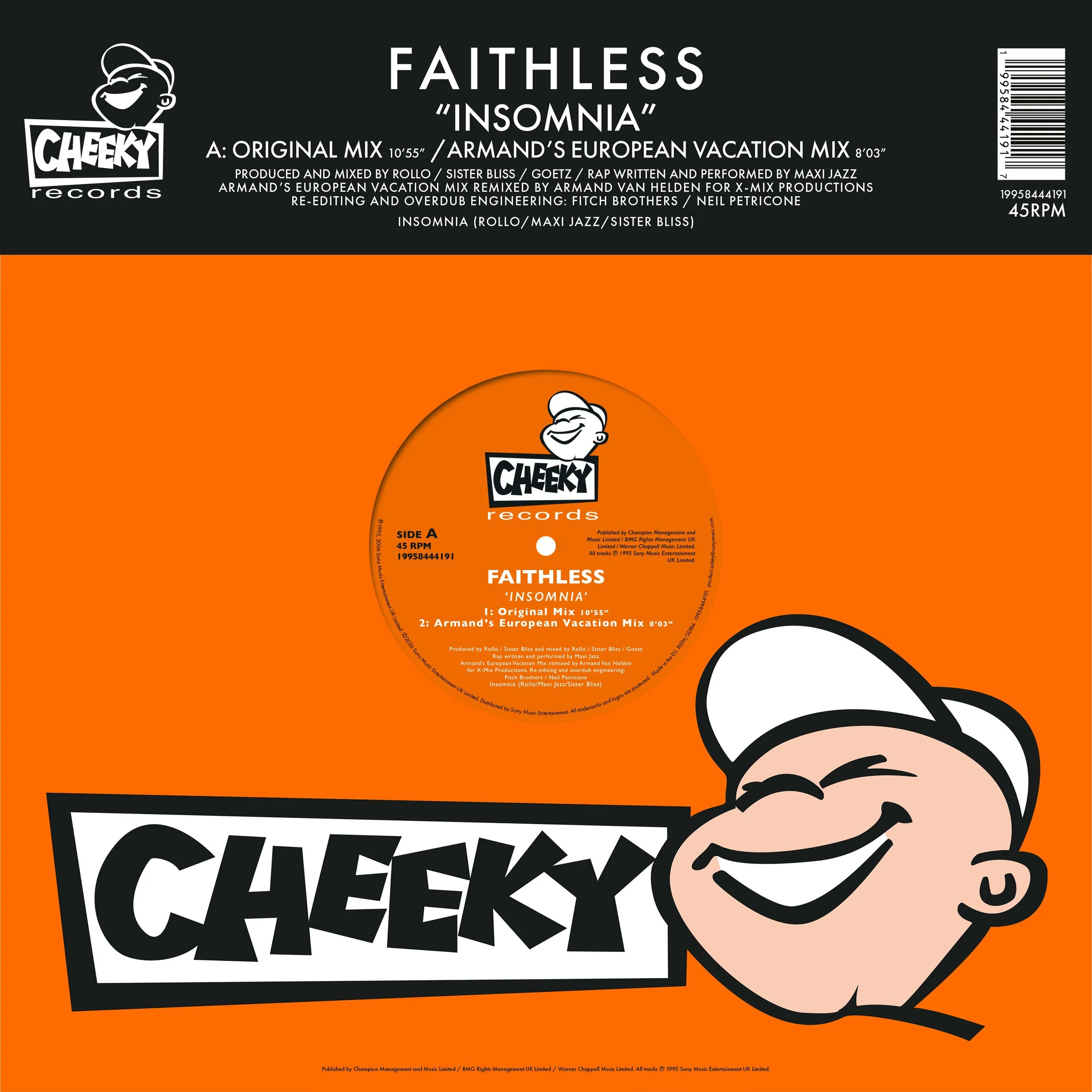 FAITHLESS - INSOMNIA (30TH ANNIVERSARY)