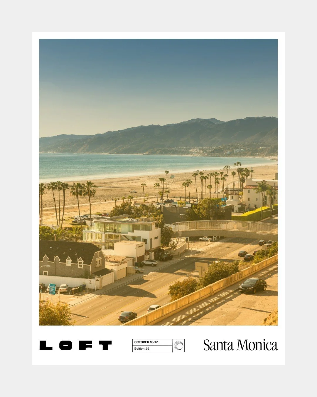 Super excited to see you all in Santa Monica for LOFT next month!!

October 16-17

www.lofteyewearshow.com

#LoftEyewearShow #SantaMonica #LosAngeles #FallShow #EyewearDesignWeek #LoftLA #IndependentEyewear #EyewearShow