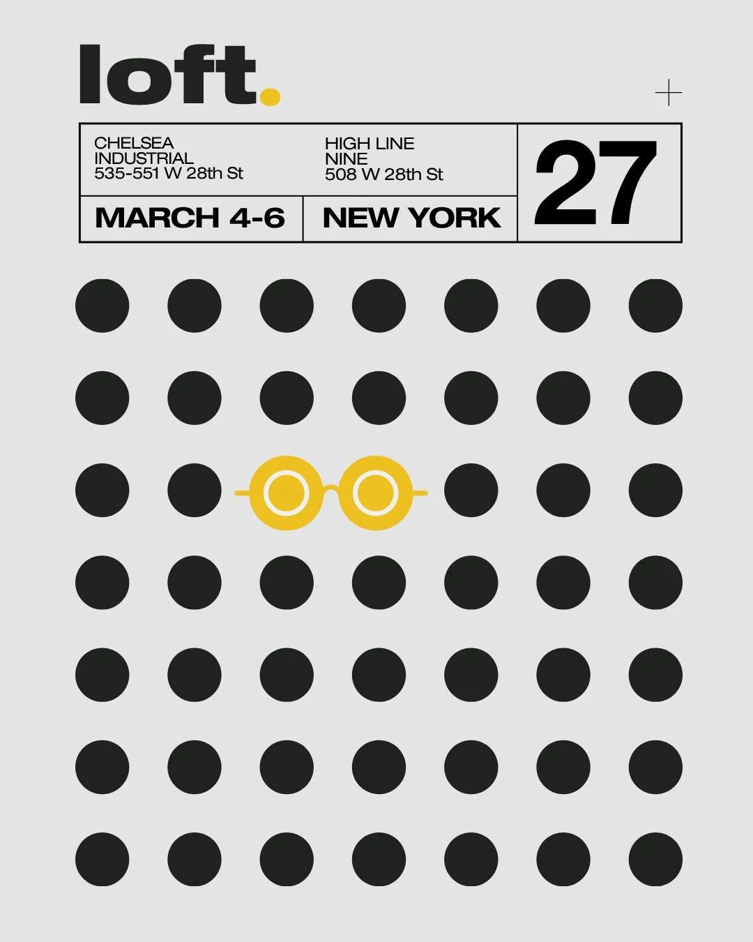 MARCH 4-6

We 🖤 NEW YORK!!

lofteyewearshow.com

#lofteyewearshow #LoftNYC #NYC #NewYork #eyewearevent #optician #eyecare #oprometry #vision #eyewearlife #spexaddict