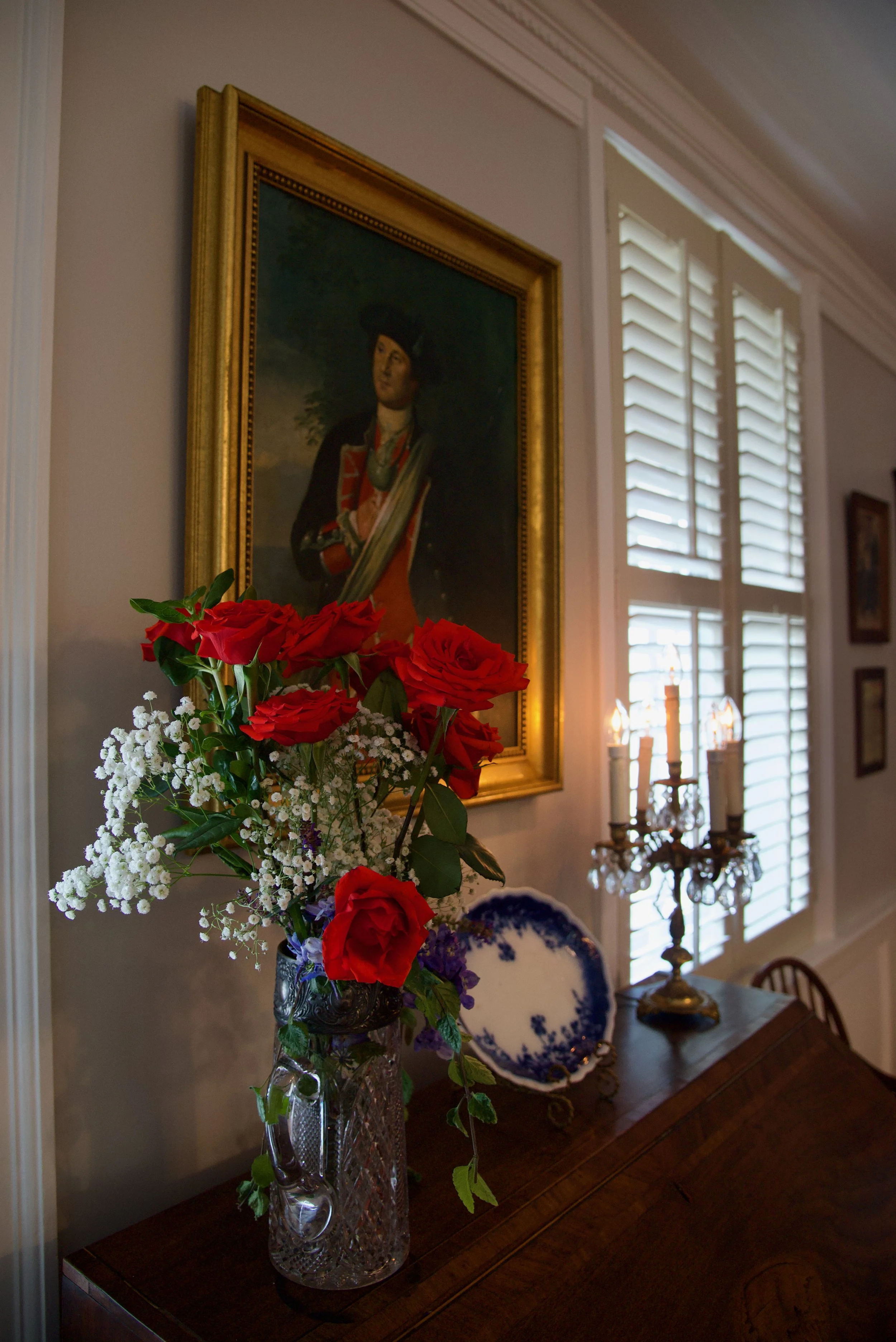 Peale's Washington Overlooks the Washington Parlor