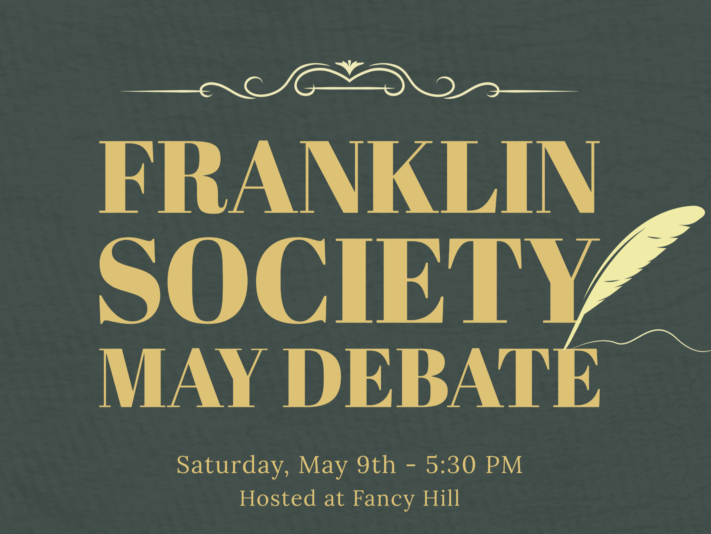Franklin Society Debate