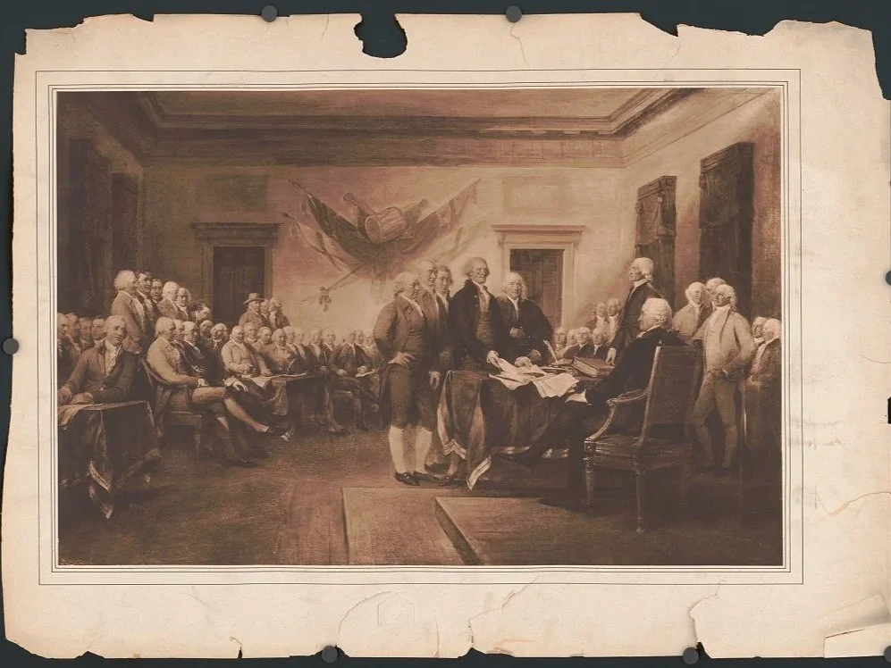 Washington Distributes the Declaration of Independence Amongst Army (July 1776)
