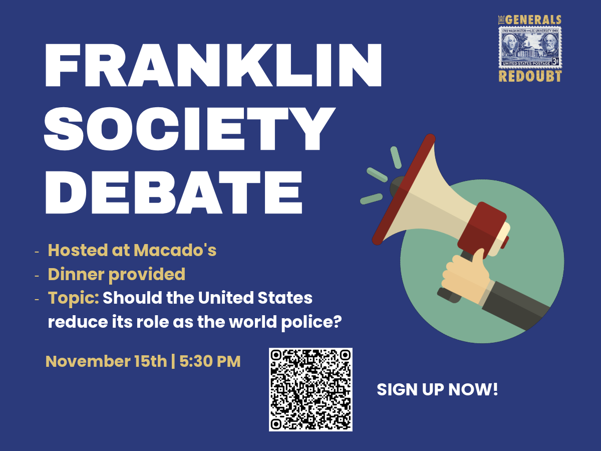 DEBATE: “Should the United States reduce its role as the world police?”