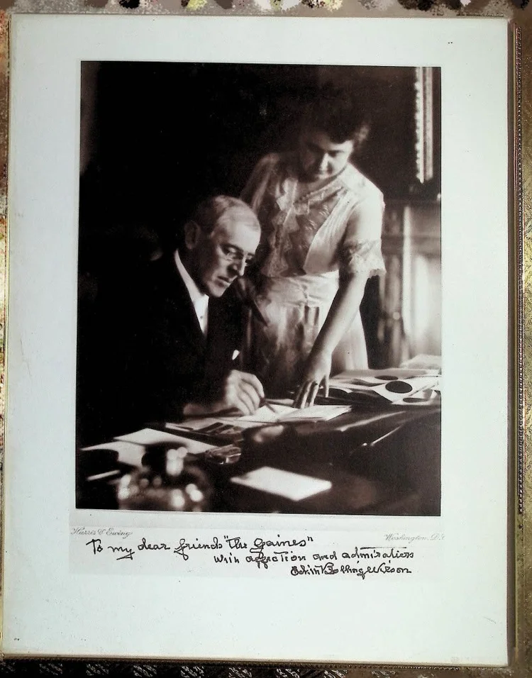 The Friendship of Edith Bolling Wilson and F.P. Gaines — The Generals ...