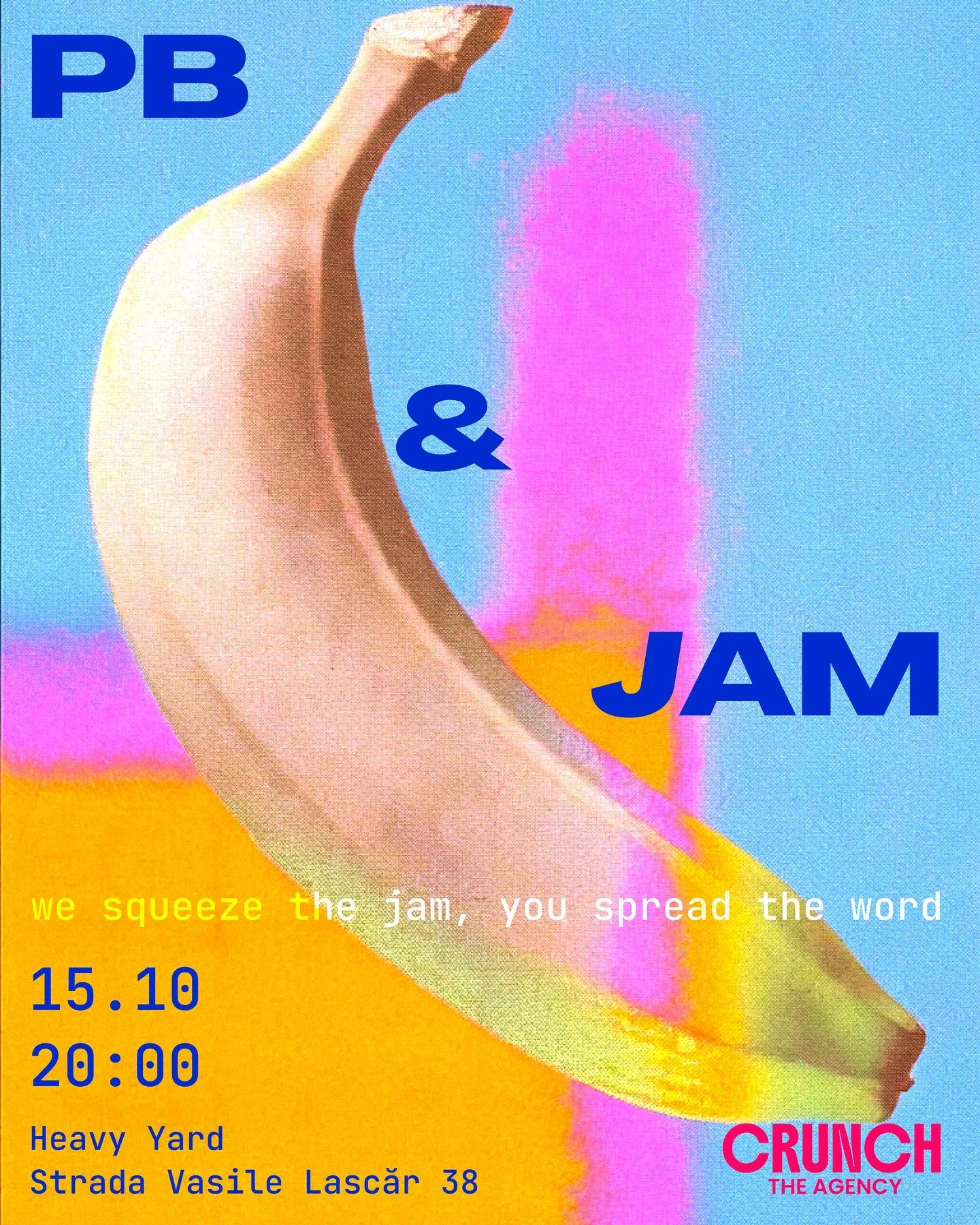 JAM no.3
the last two jams proved that no rain or unfortunate timing can get in our way – tens of people were dancing and singing along as if nothing else mattered.
we are here to invite you to the third edition of PB&JAM! through storm a