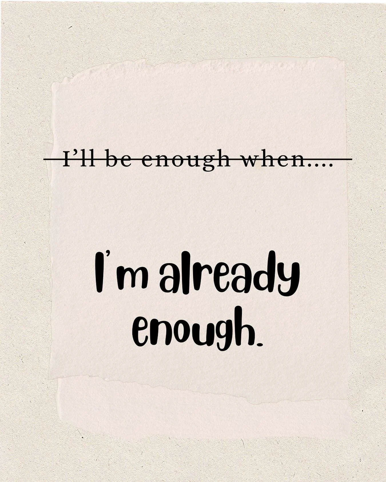 So many of us live with the hidden belief:&nbsp;&ldquo;I&rsquo;ll be enough when I achieve more, look a certain way, or make everyone happy.&rdquo; But the truth is&mdash;your worth isn&rsquo;t conditional. You don&rsquo;t need to prove yourself or e