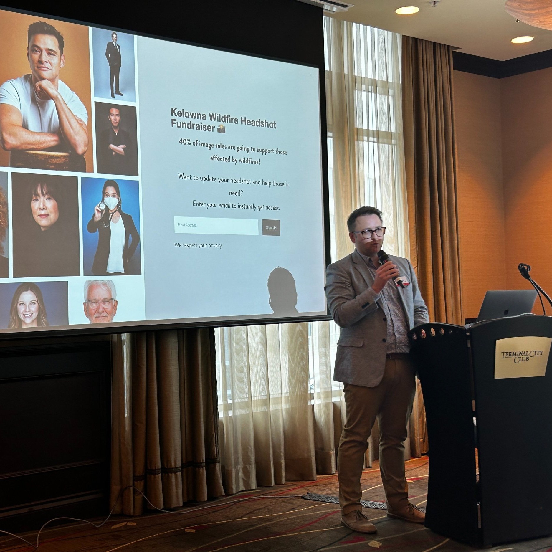 Photo of Simon Rochfort Speaking