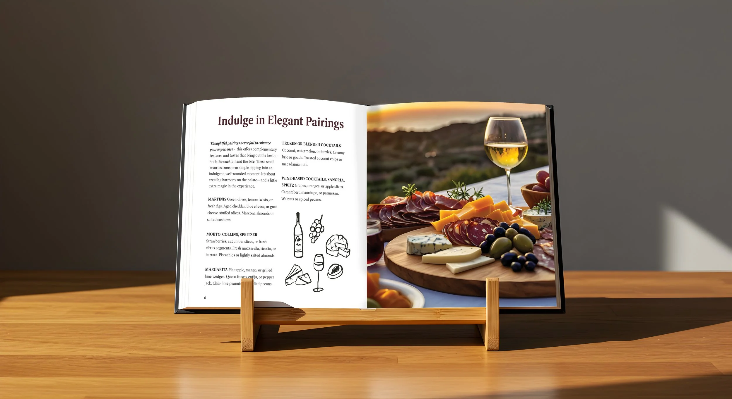 Shake, Sip, and Savor | Book Design