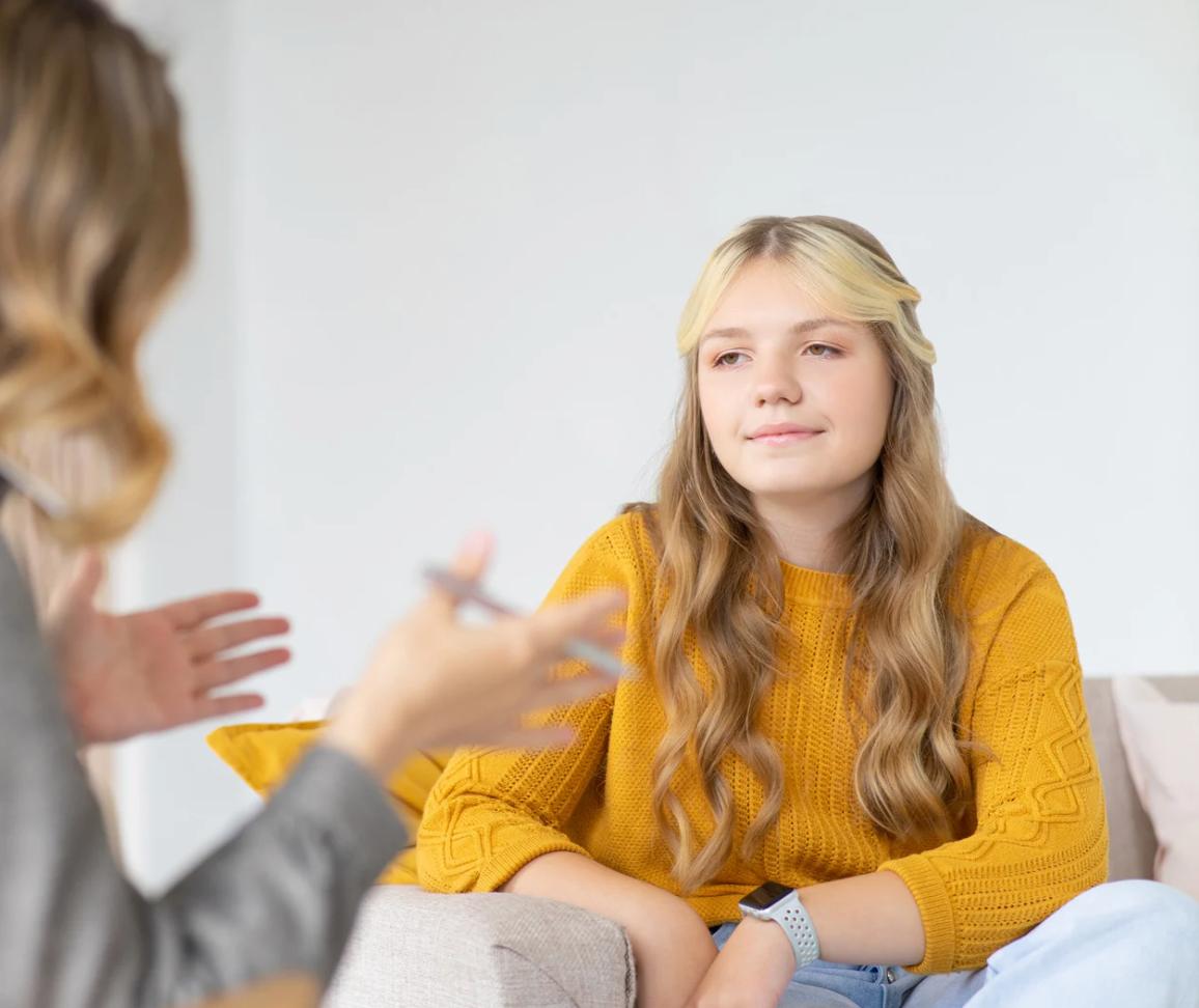 Teen therapy at Renewing Hope LLC provides a supportive space for adolescents to manage anxiety, depression, stress, relationships, and life transitions while building healthy coping skills.