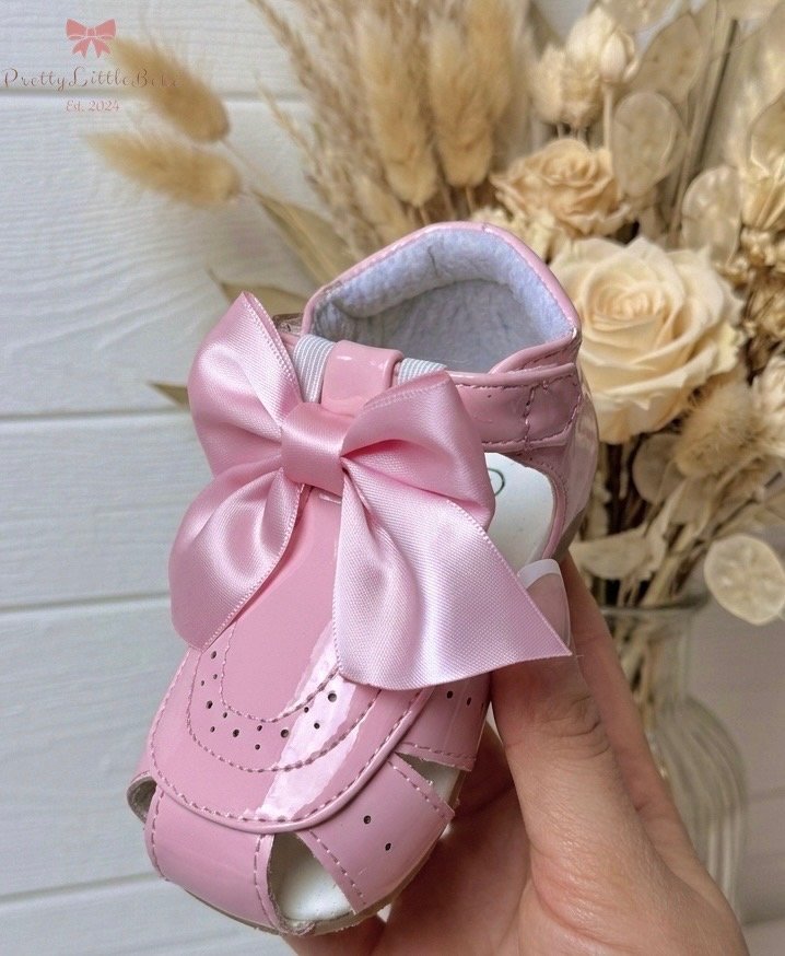 Pink Bow Sandals