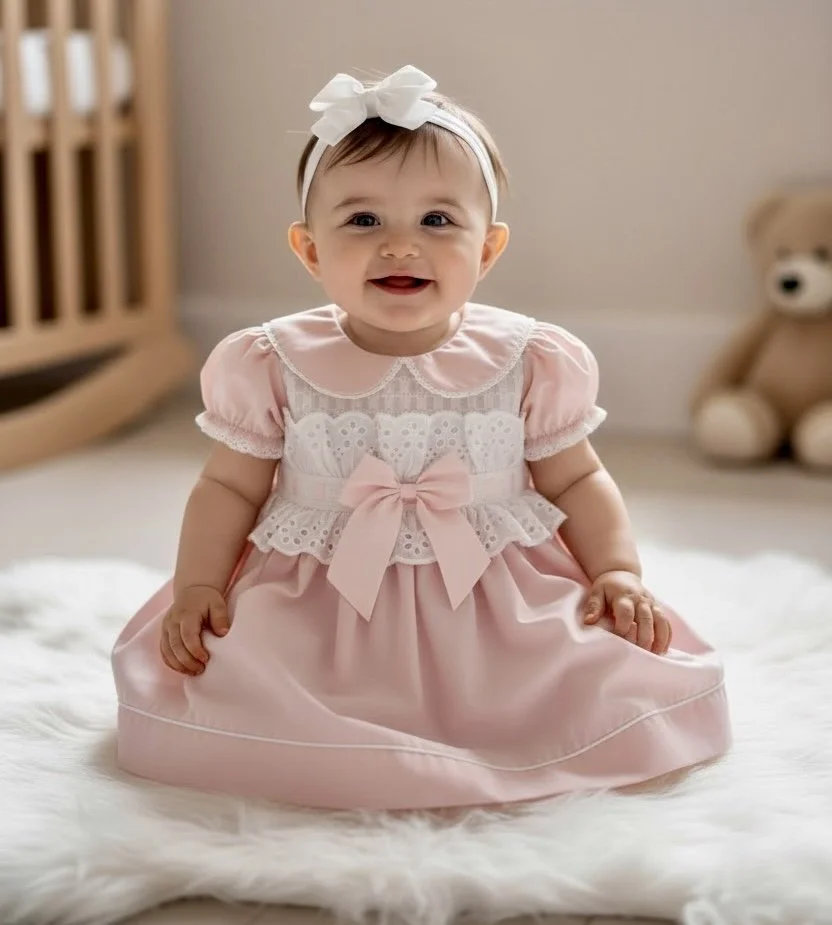 Wee Me Smock Bow Dress