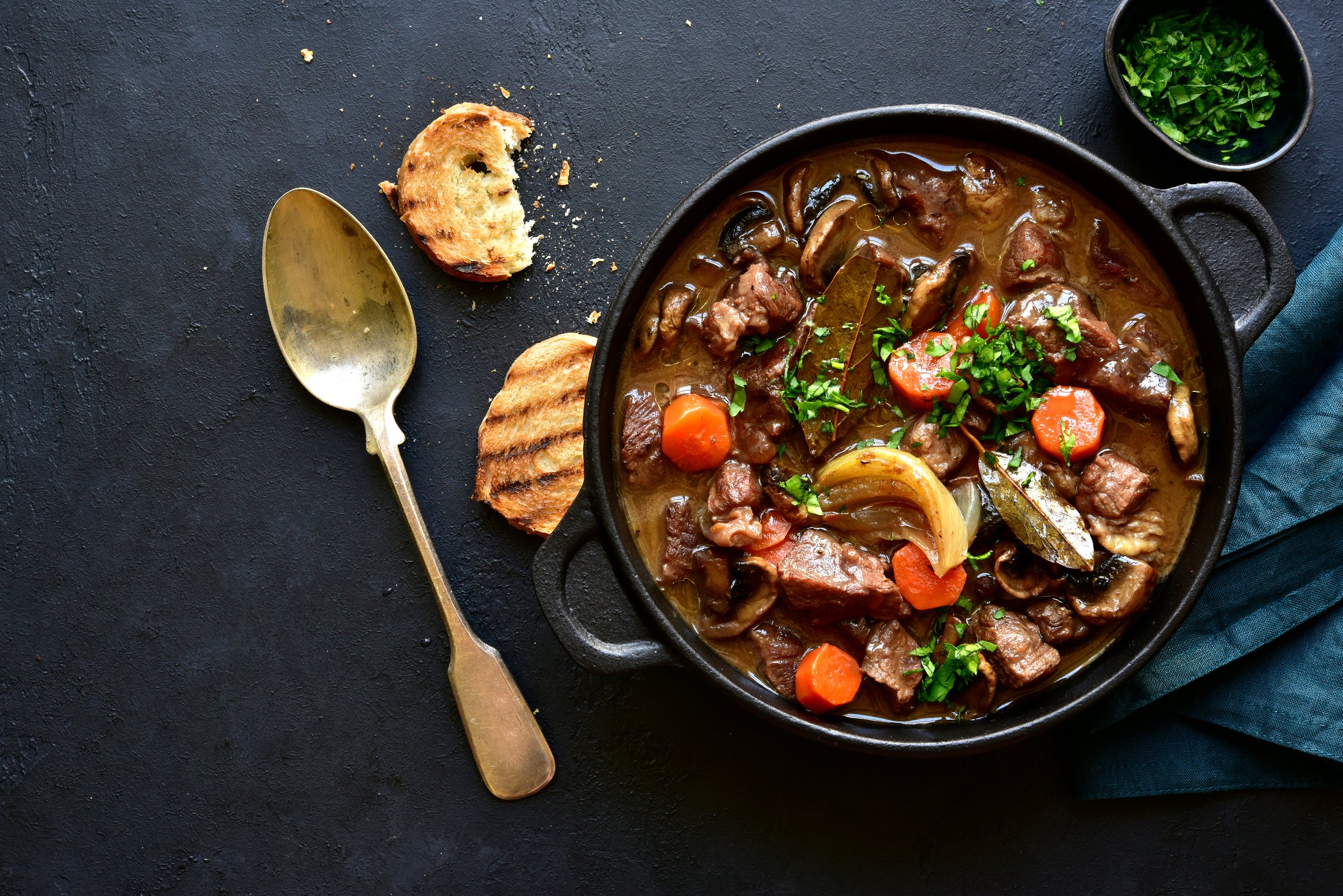 Beef bourguignon