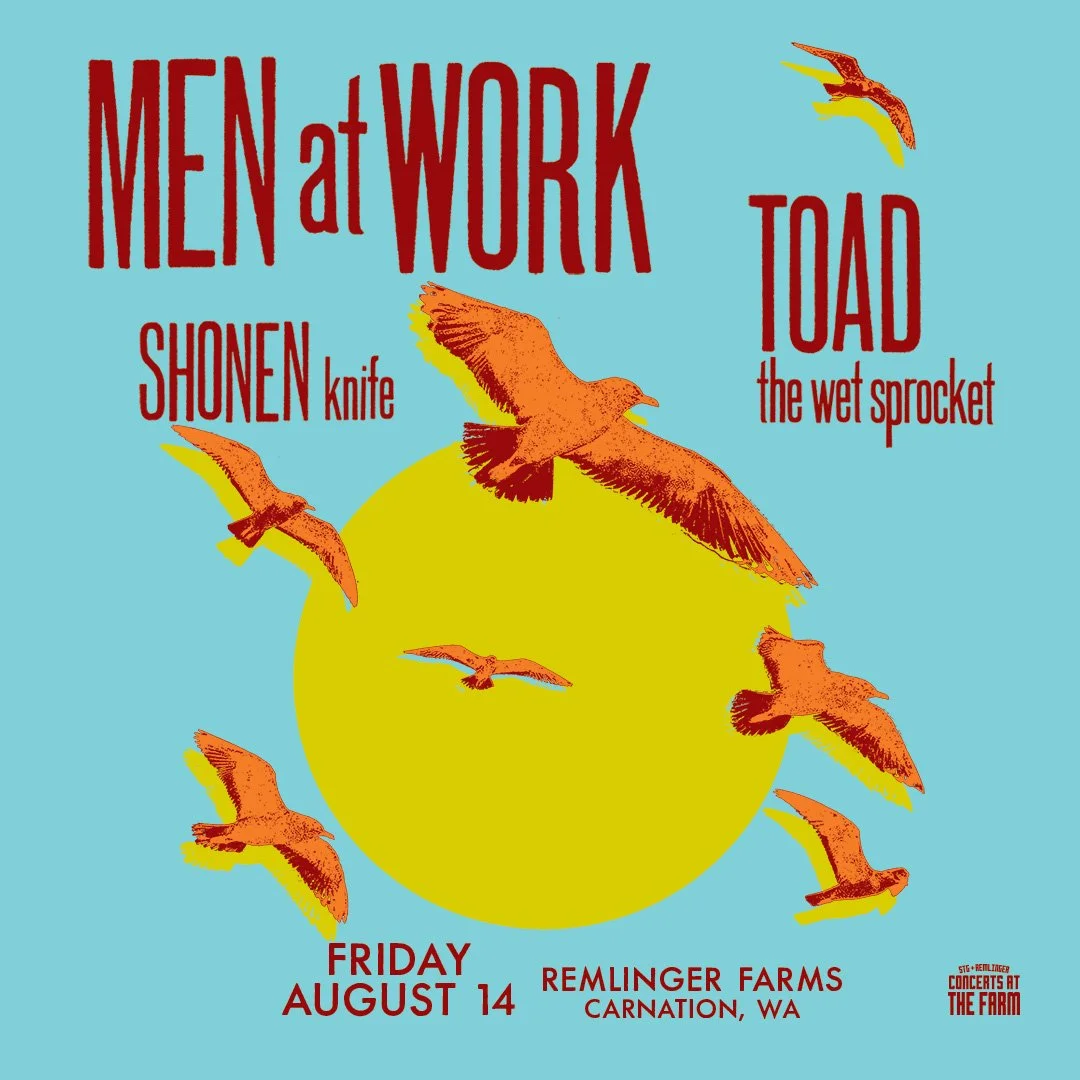 Men at Work and Toad The Wet Sprocket with Shonen Knife&nbsp;&nbsp; - STG + Remlinger Concerts at the Farm