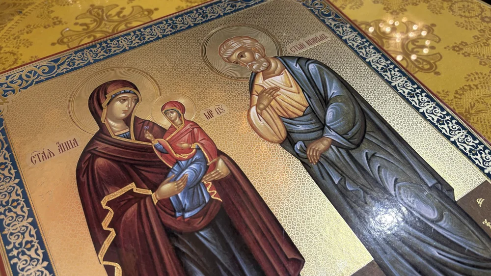 Sacred iconography at Saint Ann Byzantine Catholic Church
