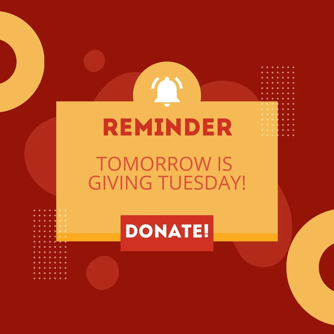 Tomorrow is Giving Tuesday! Do you plan on making a donation?