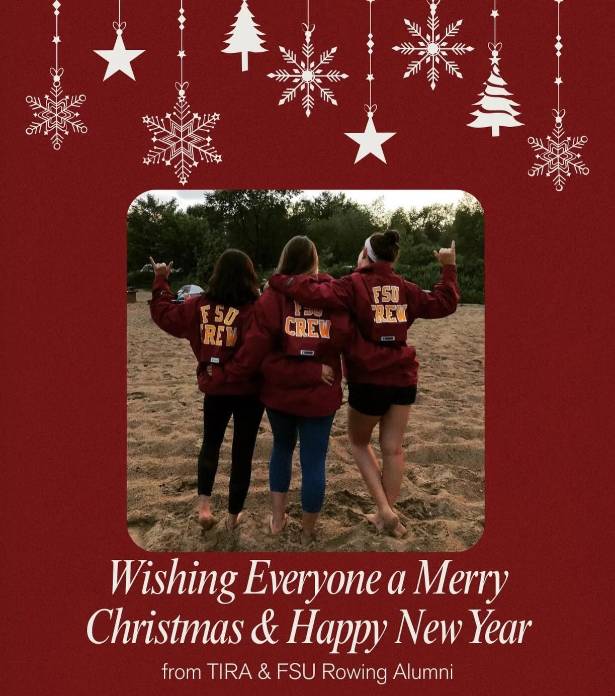 Wishing our rowing alumni family a joyful holiday season and a strong start to the New Year. We hope 2026 brings calm waters, growth, and plenty of reunions back on the water. 🚣&zwj;♂️✨