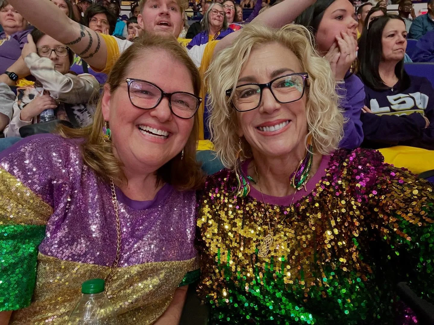 Almost 4 decades of true friendship ❤️❤️❤️❤️. @michellsalomone  my love for you is for a lifetime!  #gratefulheart❤️ #ilovemyclan #geauxtigers #lsuwomensbasketball @lsuwbkb