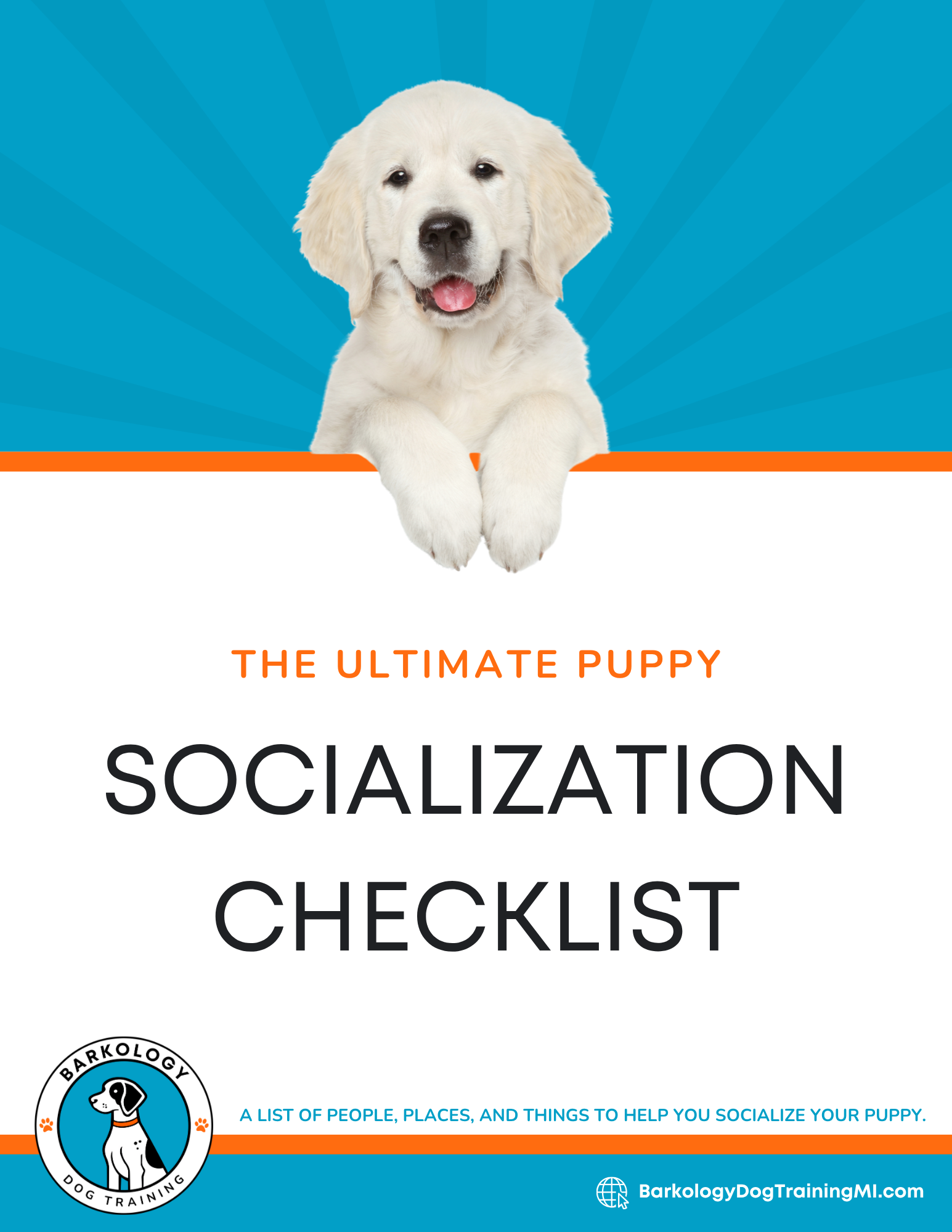 Puppy Socialization Checklist | Downloadable PDF