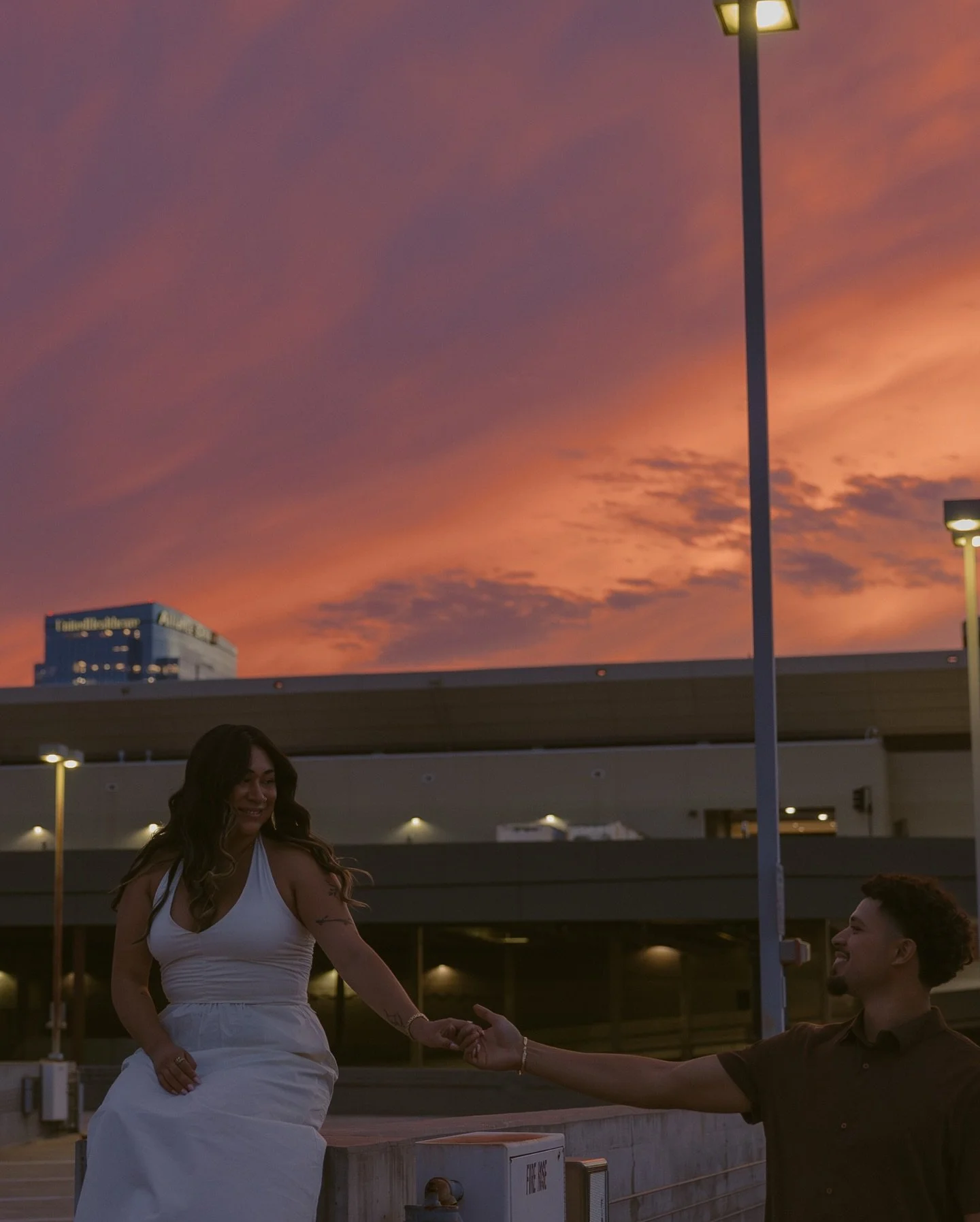 The prettiest sunset to wrap up the sweetest proposal 🫶🏼