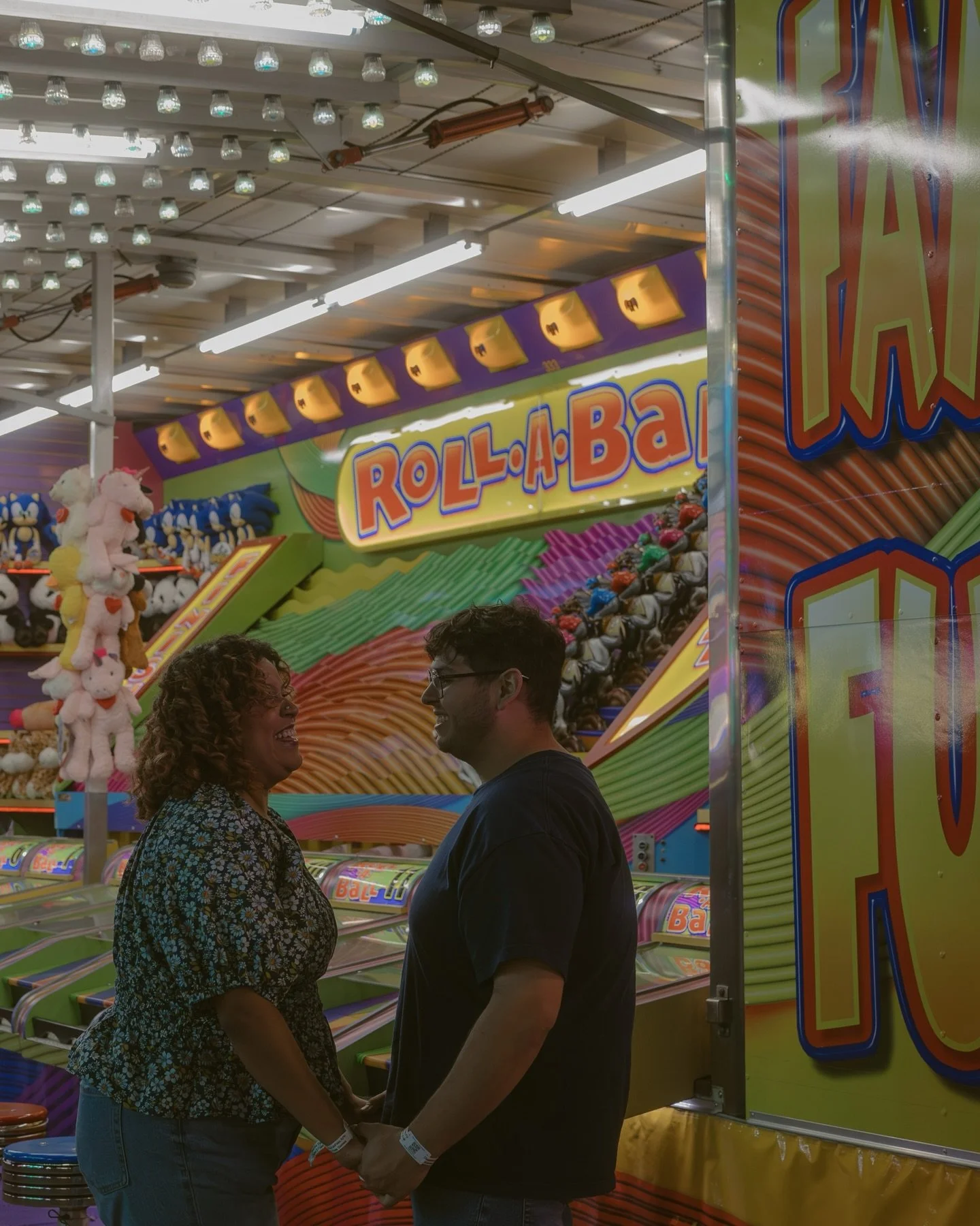 This night was such a blast, Keylia &amp; Axel celebrated their anniversary with a night at the fair, which so happened to be the same place they had their first date 🫶🏼