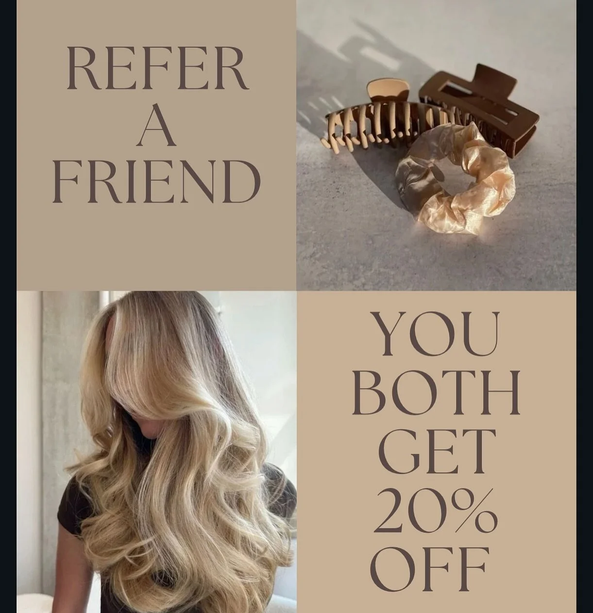 Get rewarded for telling your friends about us 🫶🏻 for a limited time only so be quick!!