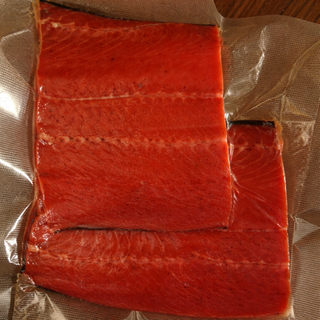 Smoked Wild Alaskan Sockeye Salmon (1/3 lb. package)